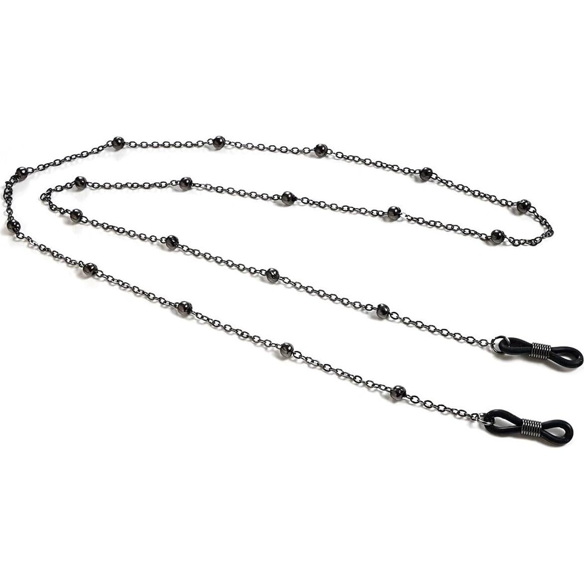 Cadena para Gafas Ajustable Mujer - Sujetagafas Negro 78.74 cm