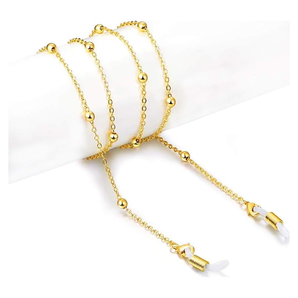 Cadena para Gafas Dorada Ajustable para Mujeres 30 cm