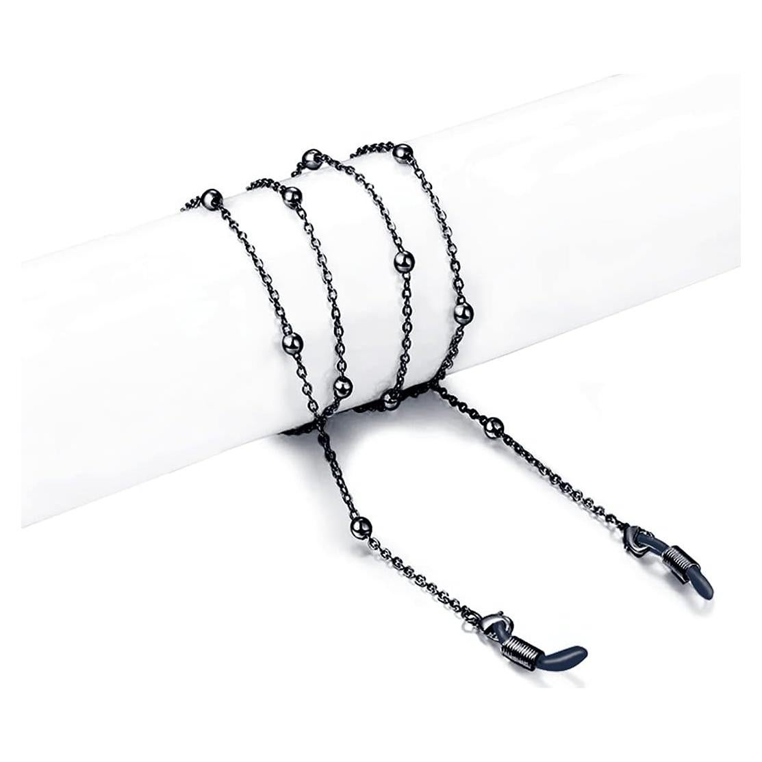 Cadena de Gafas Ajustable para Mujeres - Color Negro