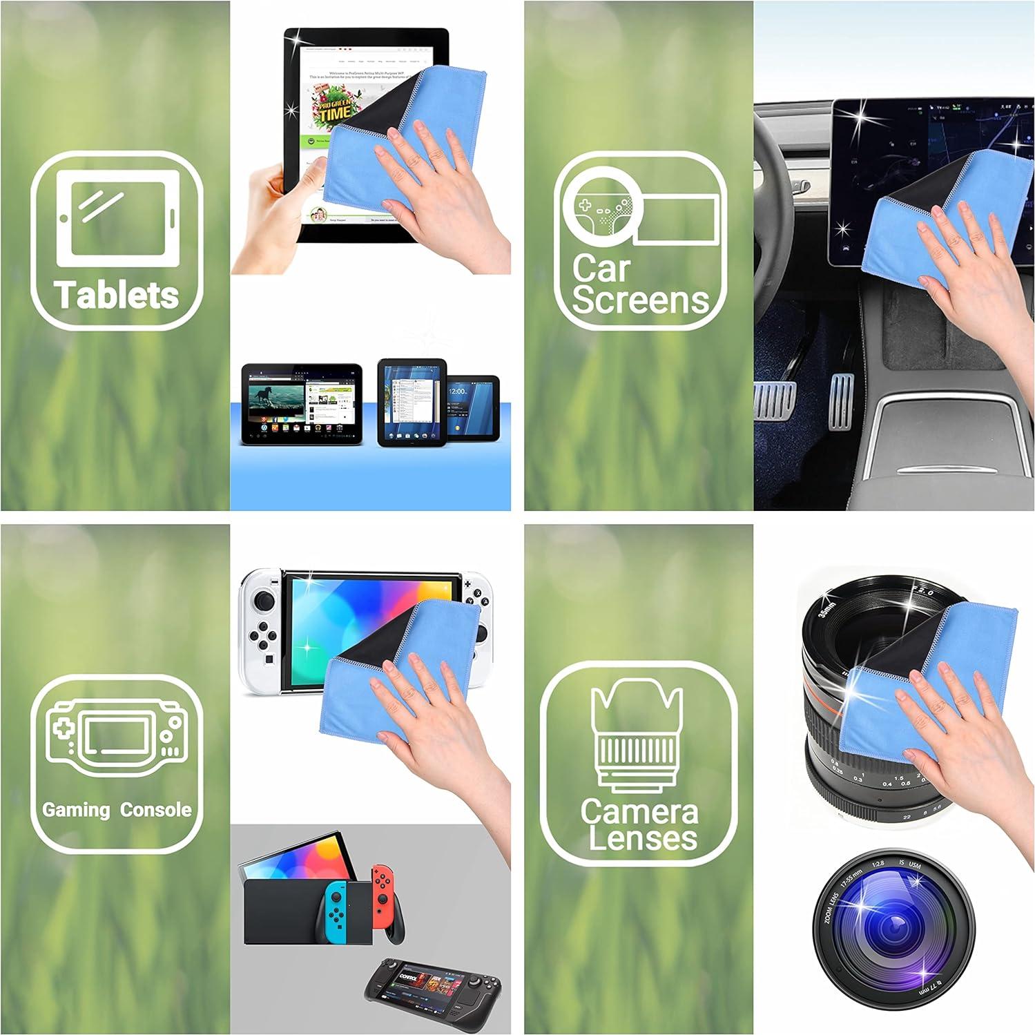 Paños de limpieza Eco-Fused 10 unidades microfibra 16.7x15.7cm