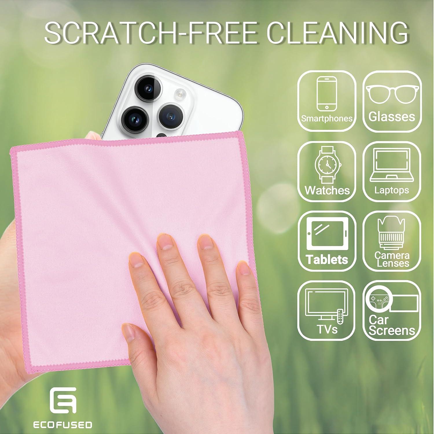 Paños de limpieza Eco-Fused 5 unidades 16.7x15.7cm Rosa