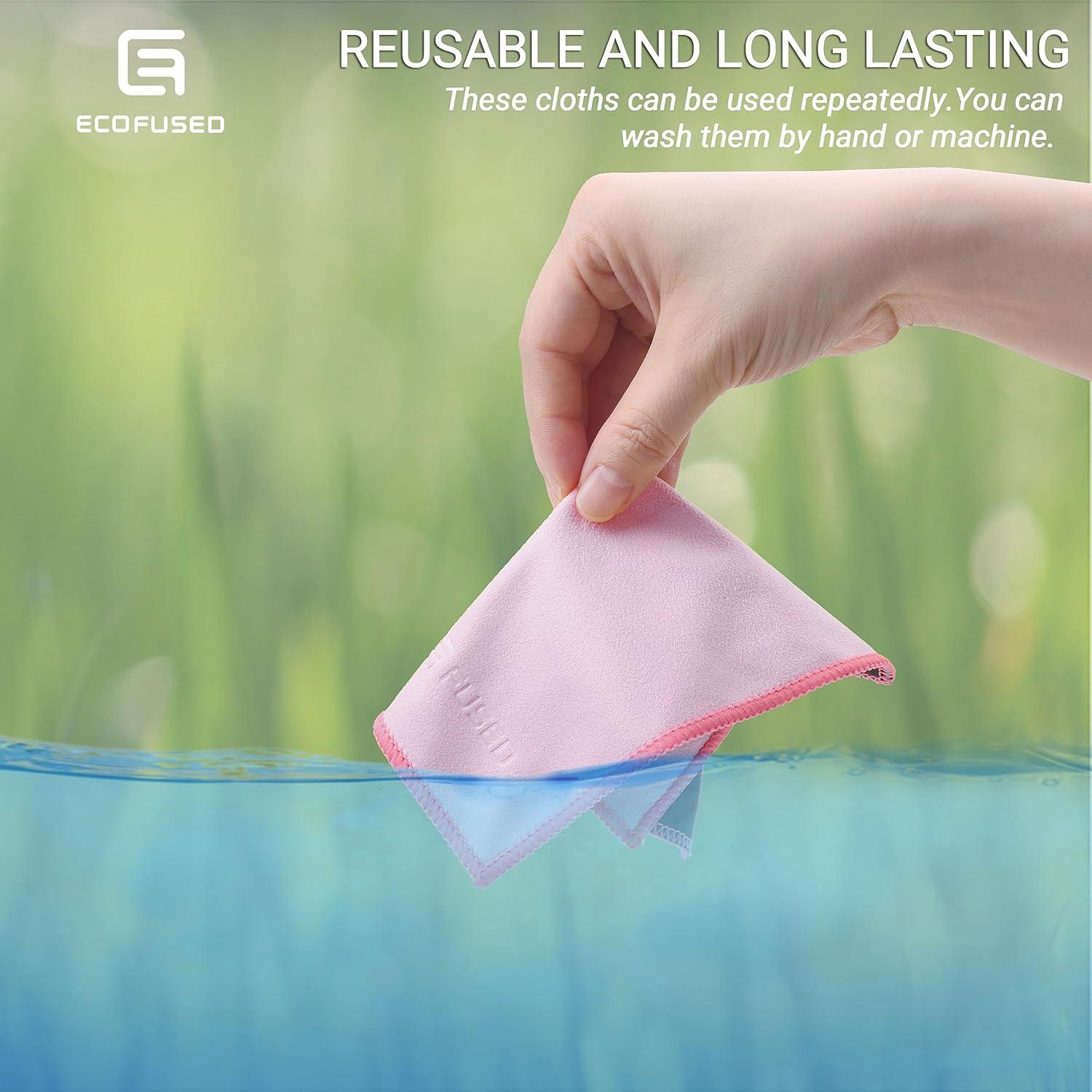 Paños de limpieza Eco-Fused 5 unidades 16.7x15.7cm Rosa