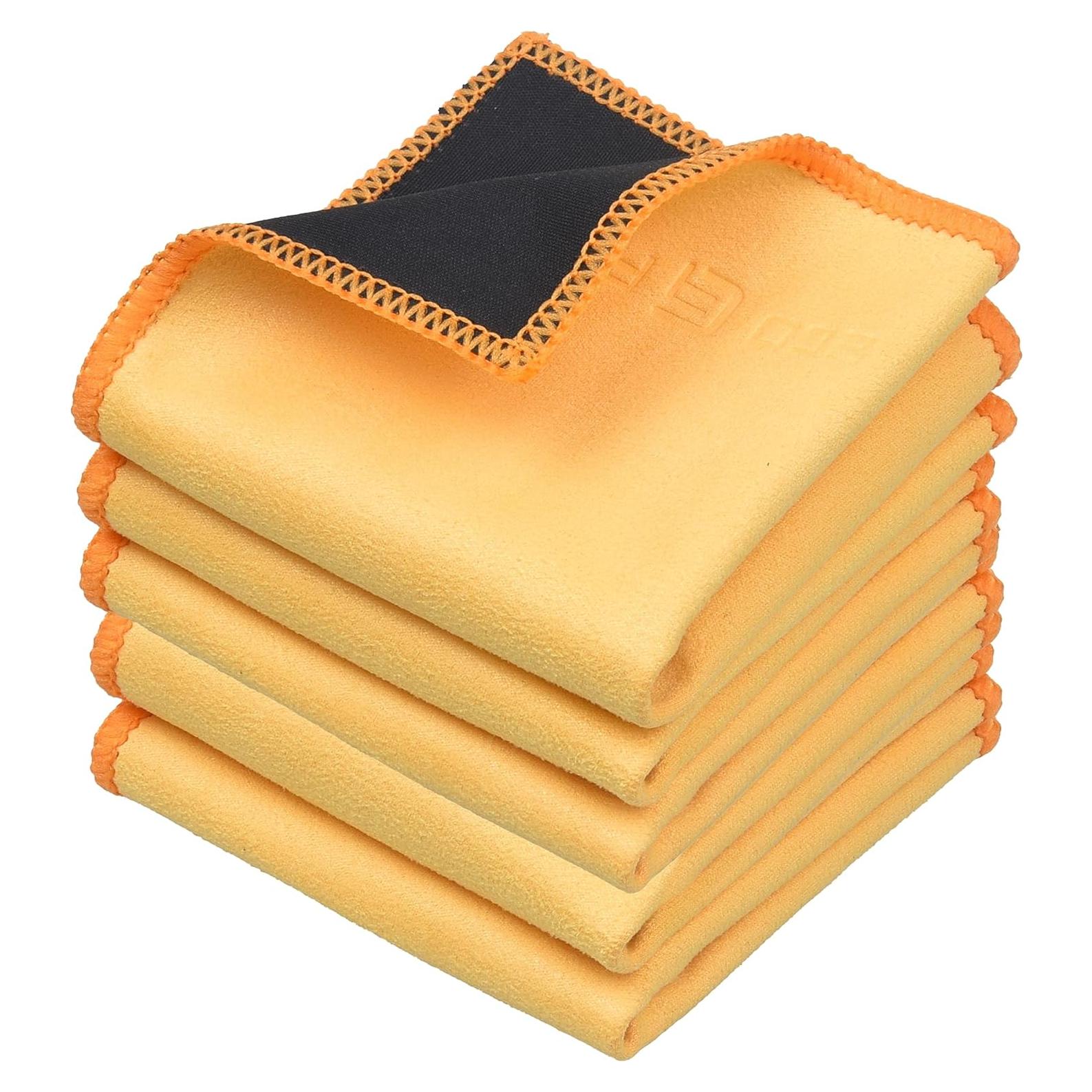 Paños de limpieza Eco-Fused 5 unidades 16.7x15.7cm Amarillo