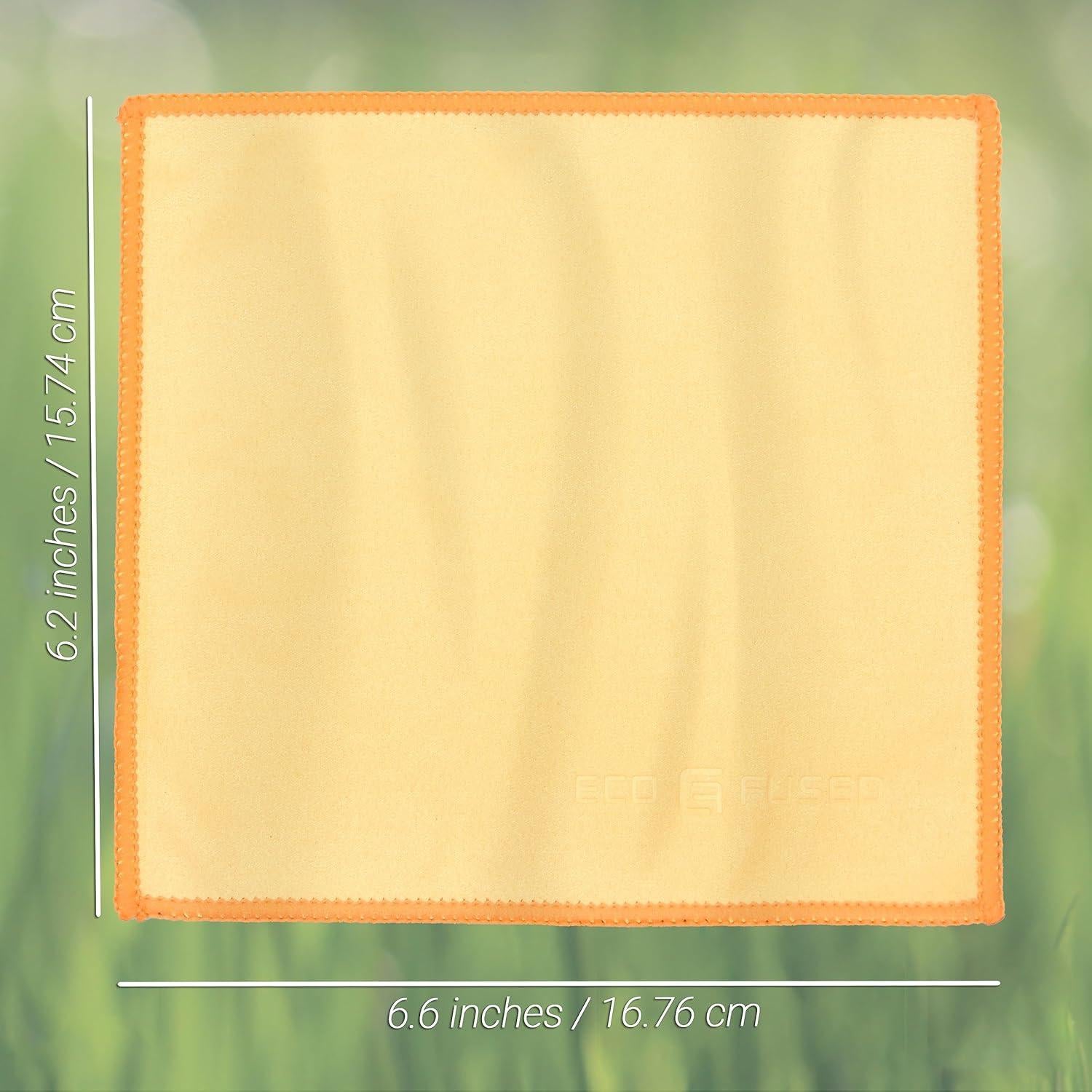 Paños de limpieza Eco-Fused 5 unidades 16.7x15.7cm Amarillo