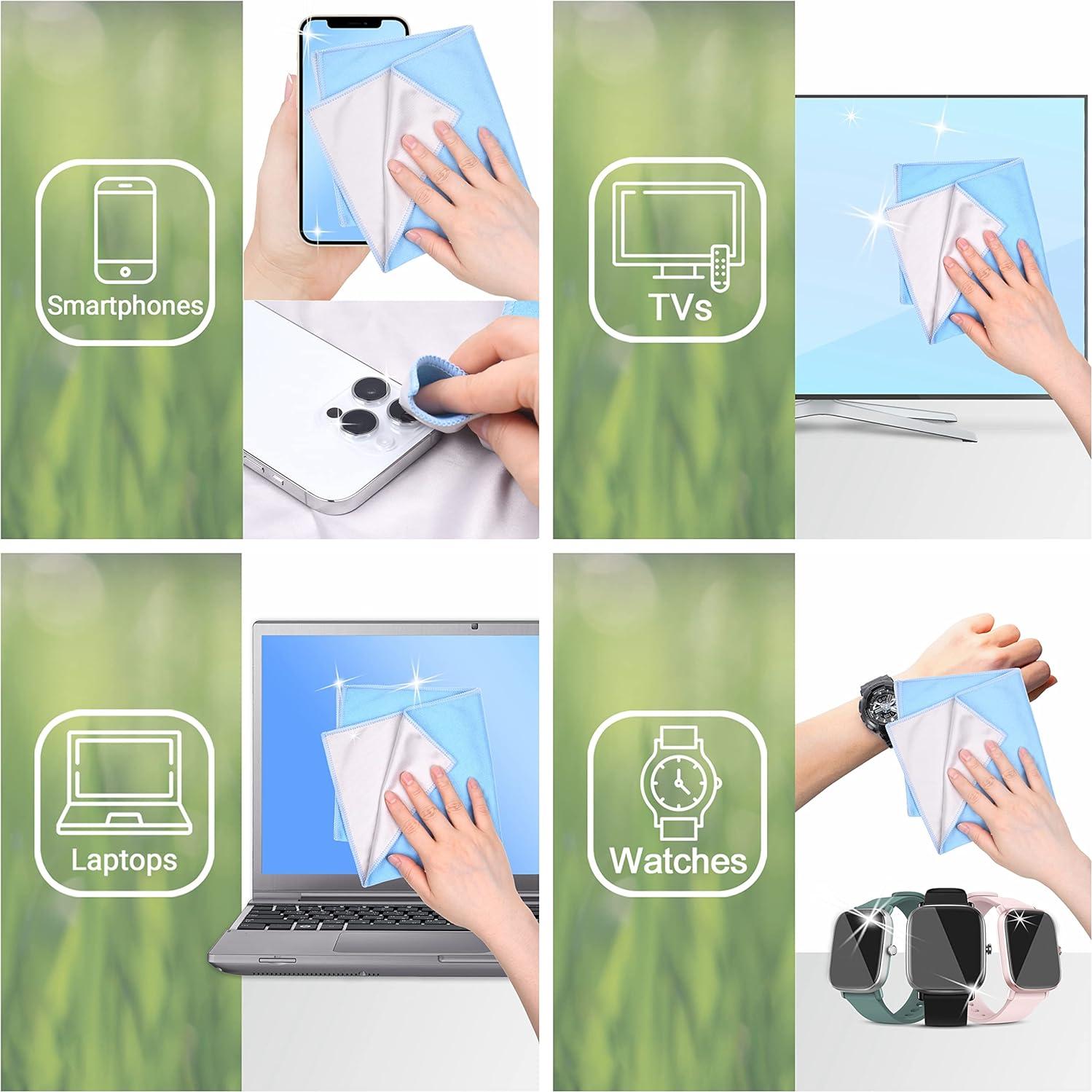 Paño de Microfibra Eco-Fused 30x30 cm - Paquete de 5