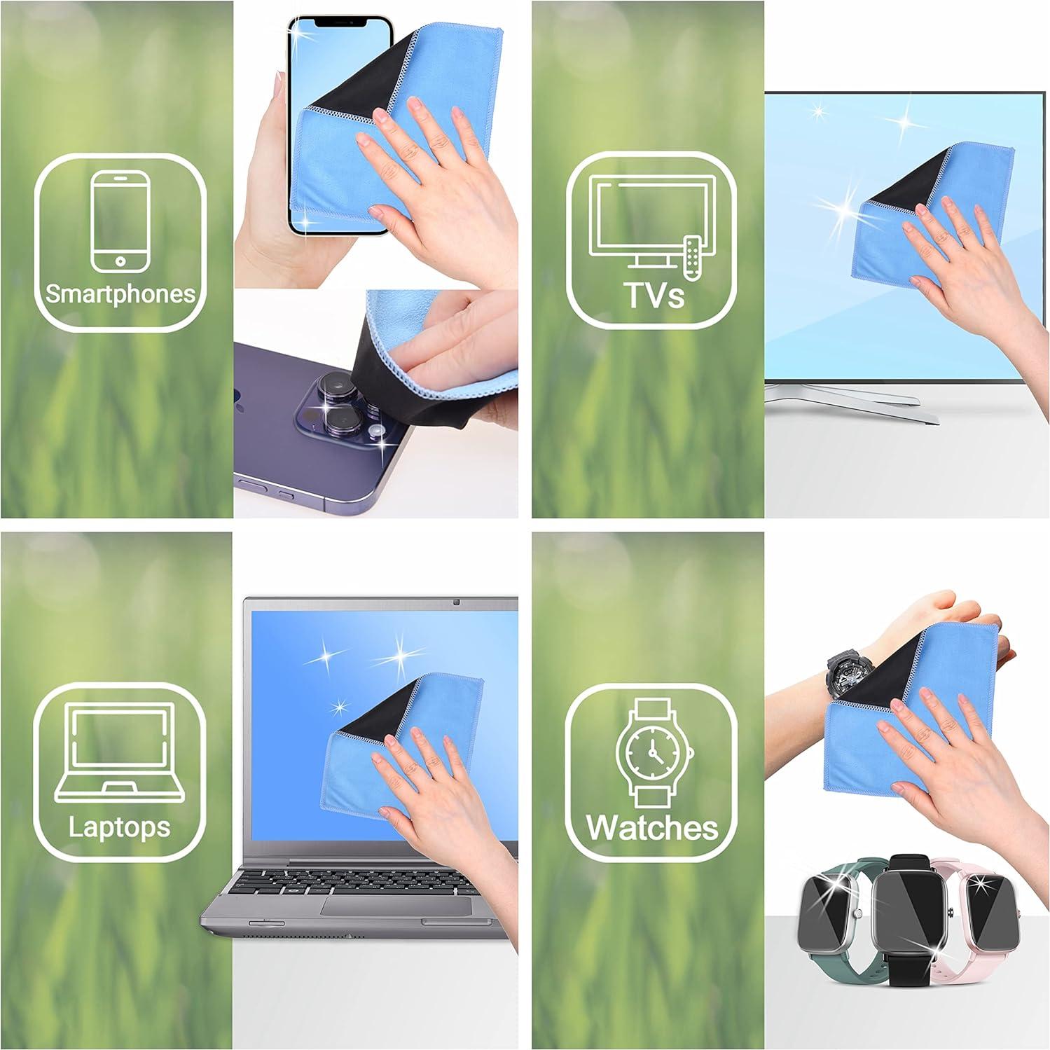 Paño de limpieza Eco-Fused 10 unidades microfibra 16.7x15.7cm