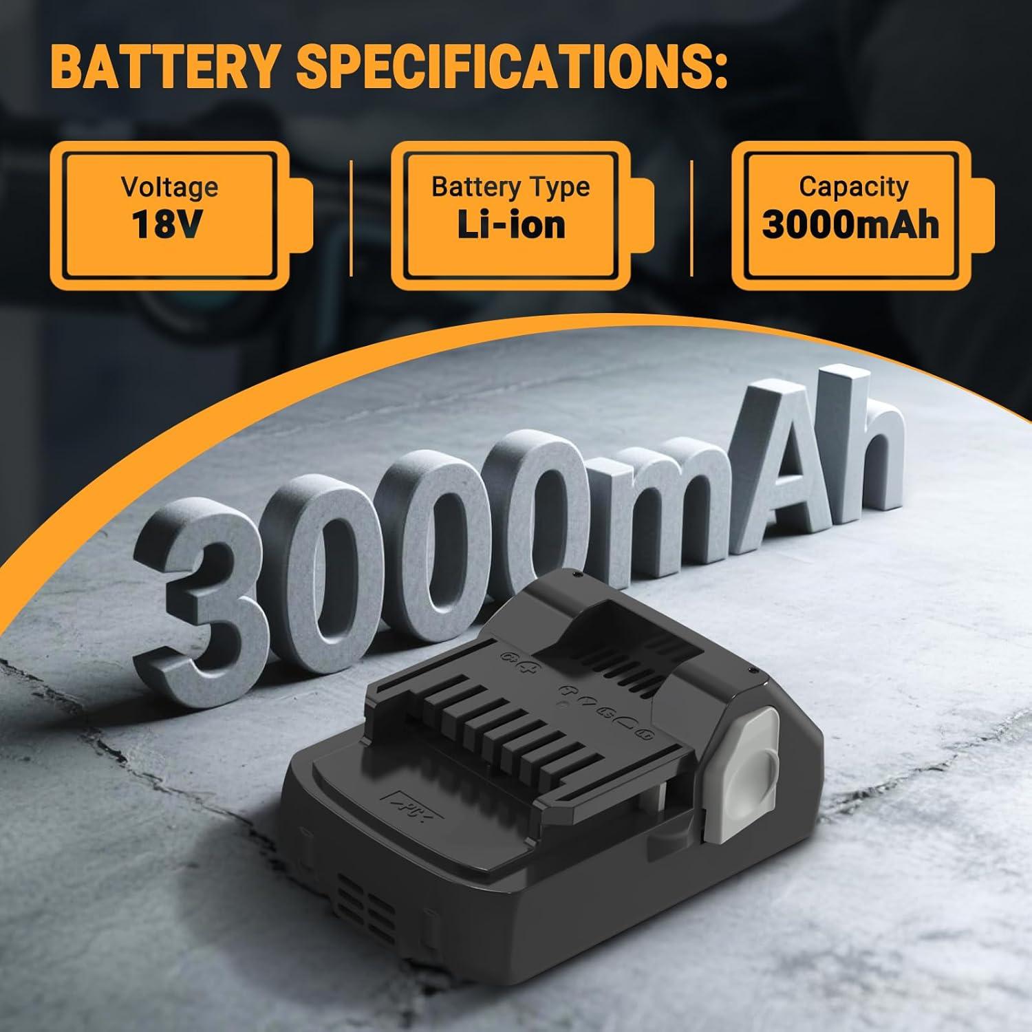 Batería de Reemplazo Shentec 3.0Ah 18V Li-Ion para Hitachi