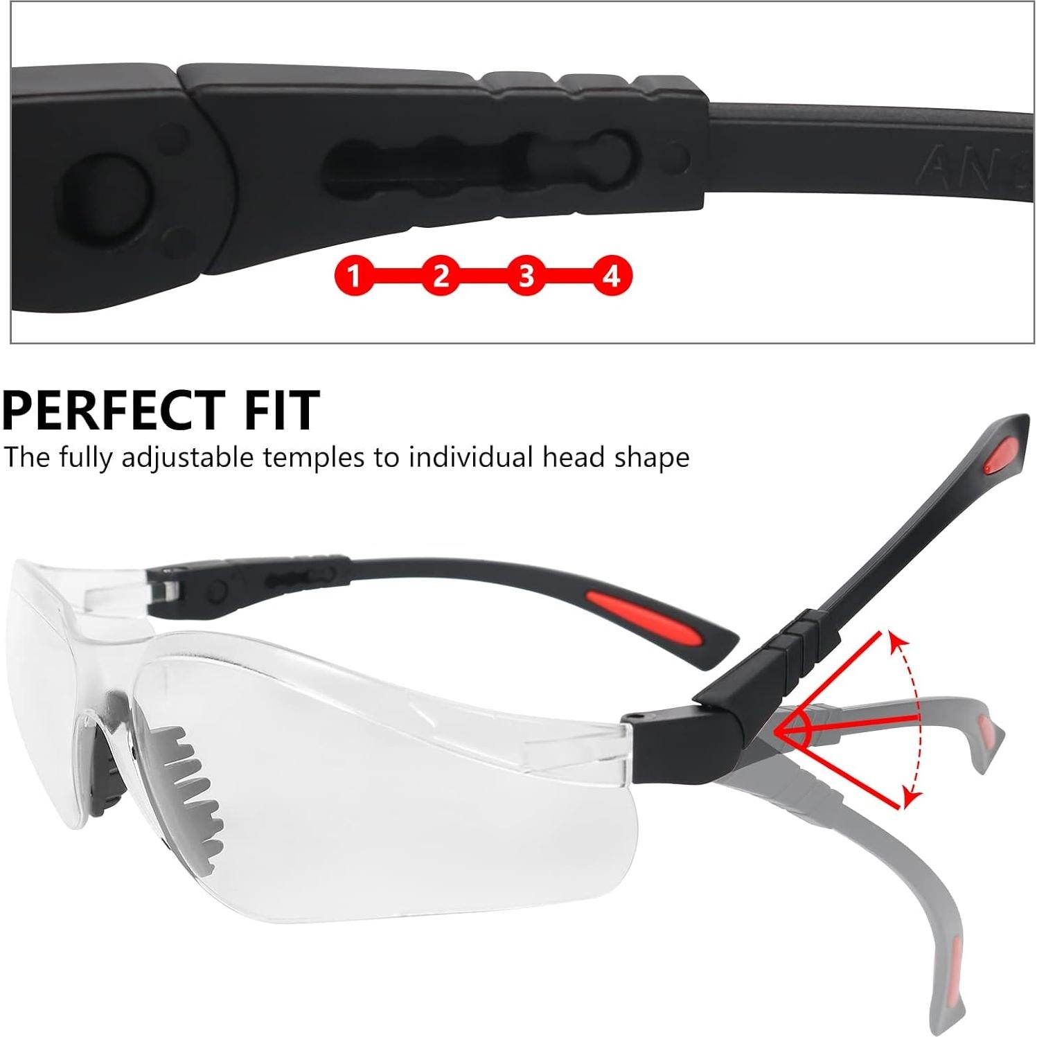 Gafas de Tiro LaneTop AntiNiebla UV400 Ajustables