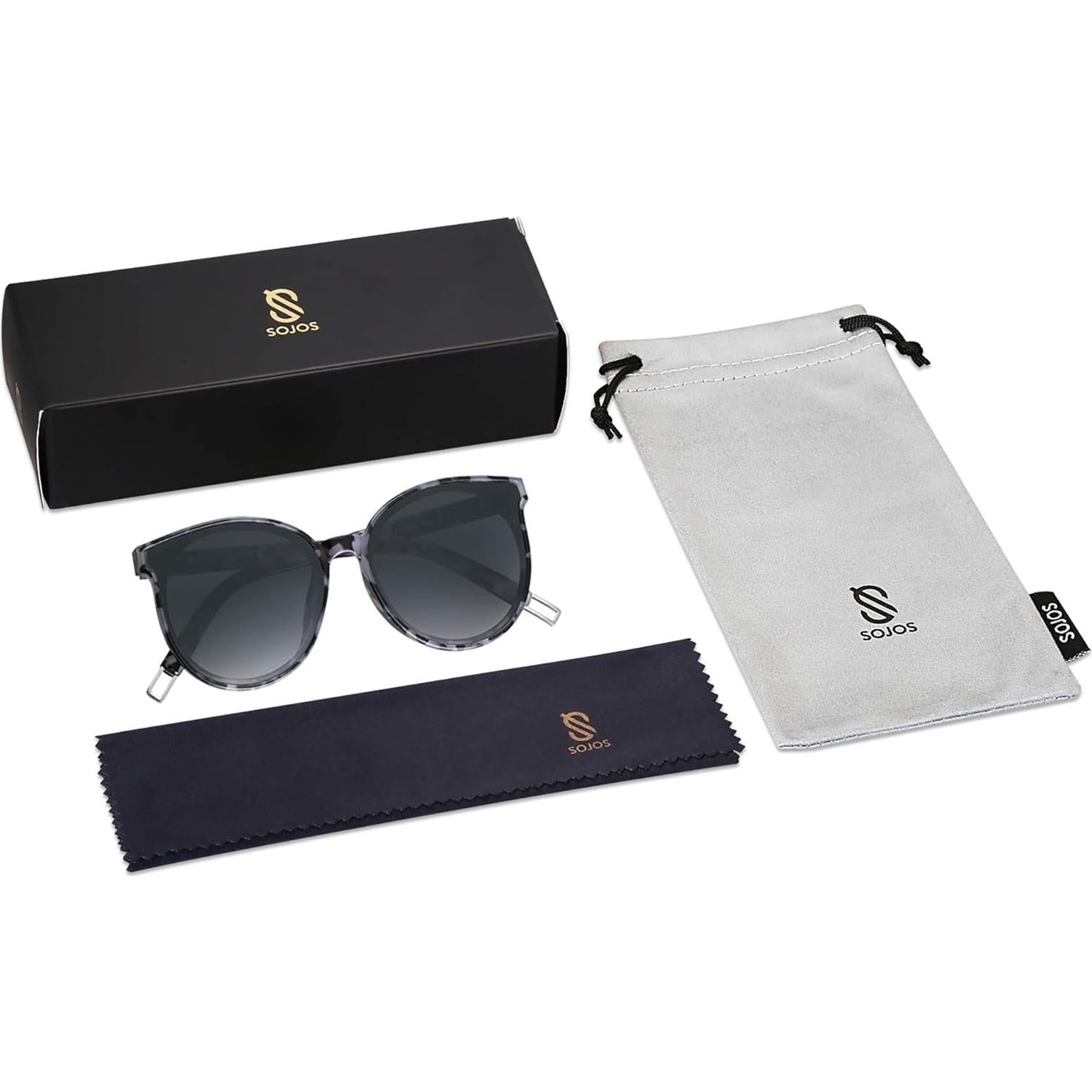 Gafas de sol redondas SOJOS UV400 para hombres y mujeres