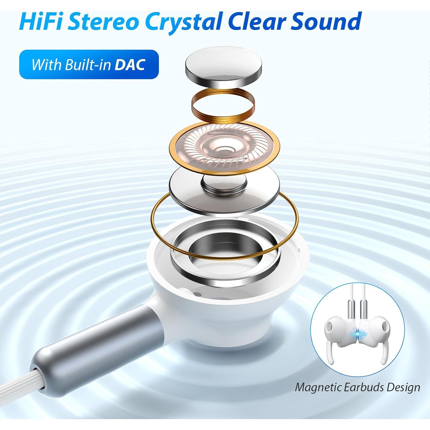 Auriculares USB C AFGHOA00153 con micrófono y cancelación de ruido