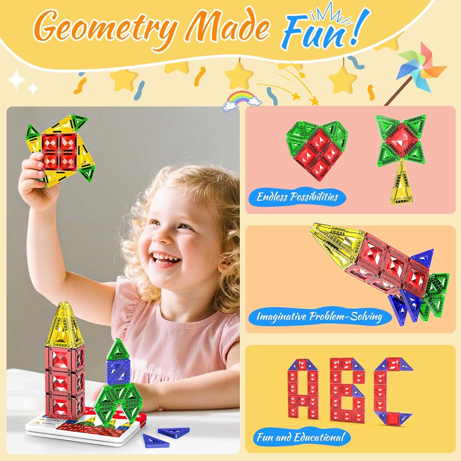 Azulejos Magnéticos de Viaje Zupooko 26 Piezas STEM 3-8 Años