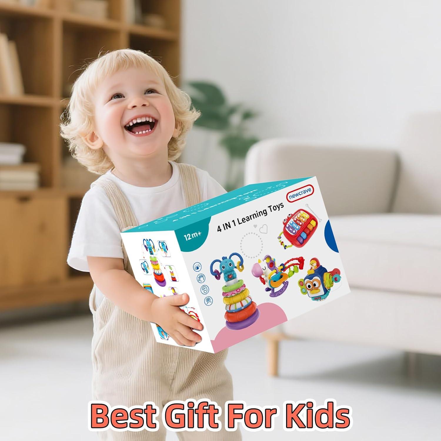 Juguete educativo 4 en 1 Newcrave para bebés 12-36 meses