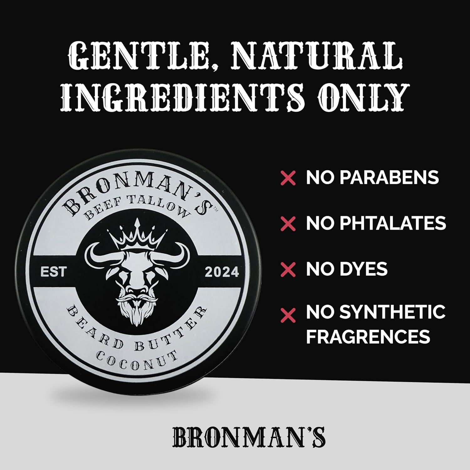 Mantequilla para Barba Bronmans 113g Hidratante Coco