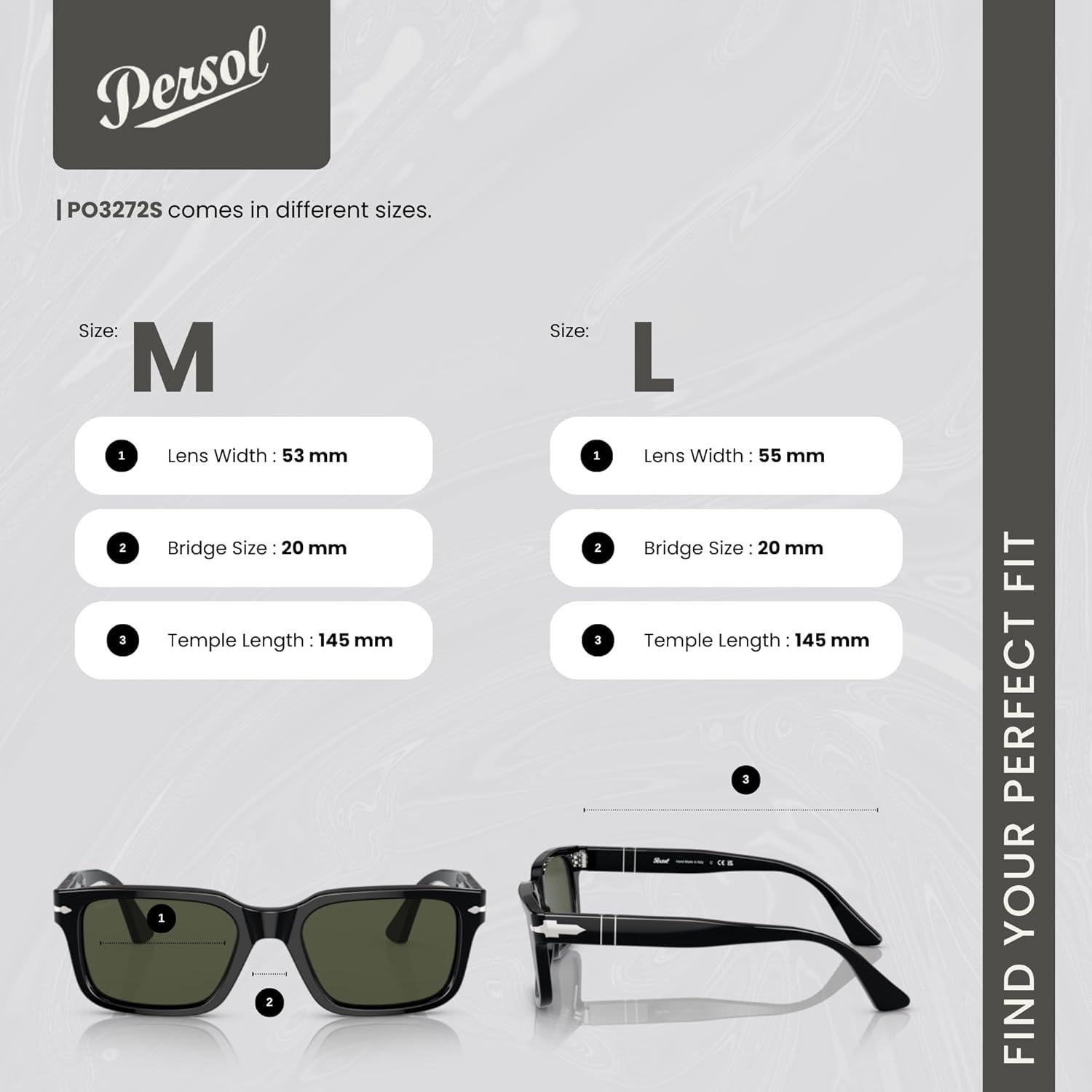Gafas de Sol Persol PO3272S Rectangulares Unisex + Kit iWear