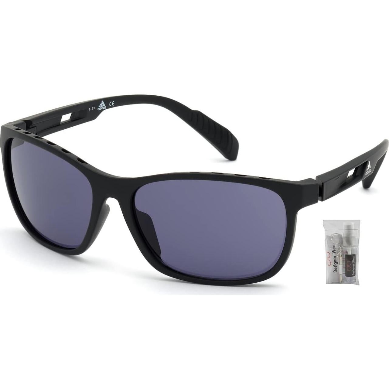 Gafas de sol Adidas SP0014 Cuadradas para hombres + Kit iWear