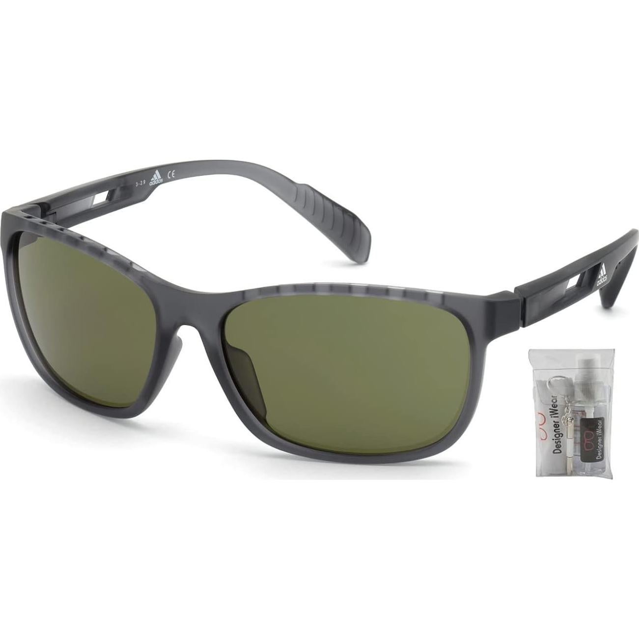 Gafas de sol Adidas SP0014 Cuadradas para hombres + Kit iWear