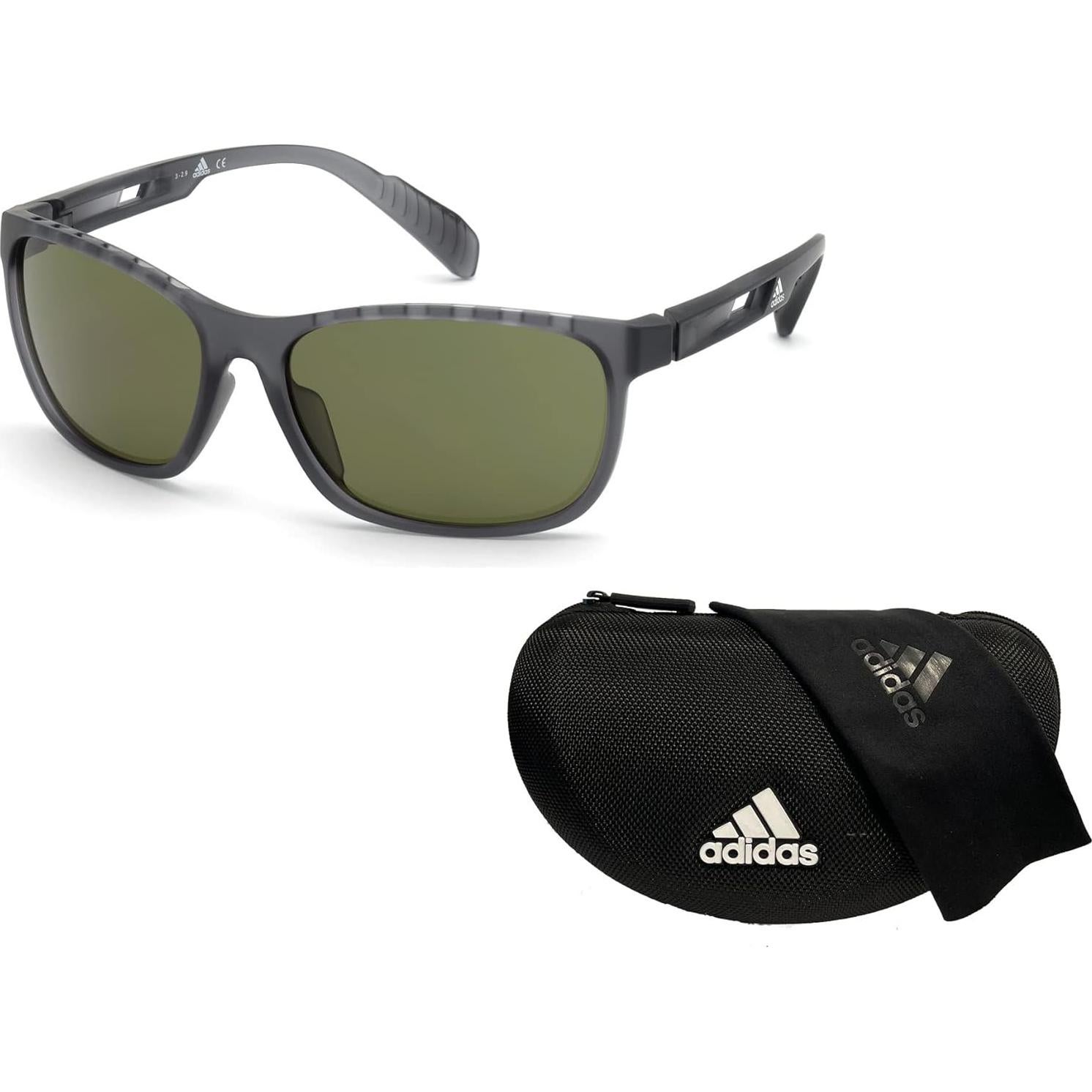 Gafas de sol Adidas SP0014 Cuadradas para hombres + Kit iWear
