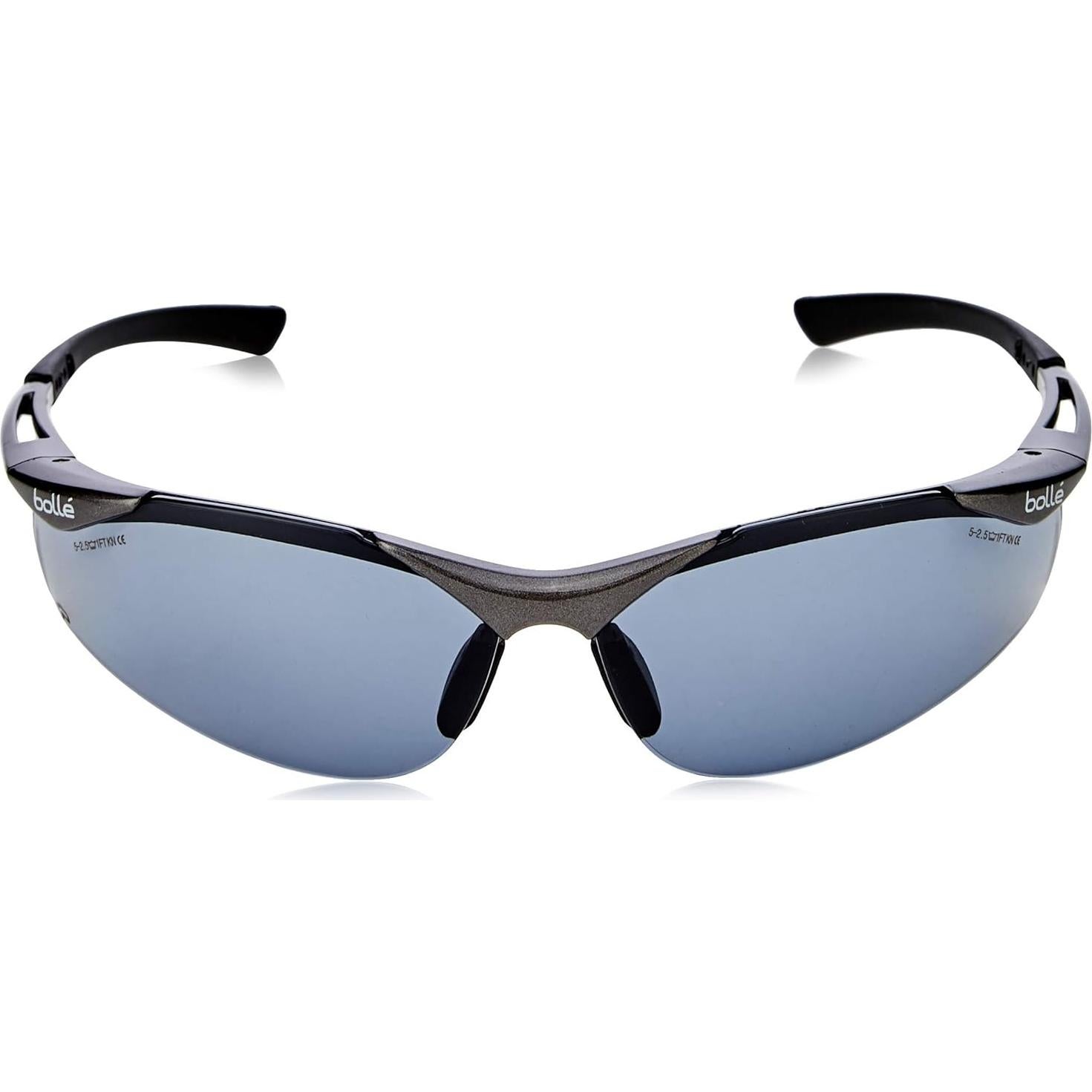 Bolle CONTPSF Nylon Frame Sports Temples with Tipgrip TPE Contour Glasses, Black