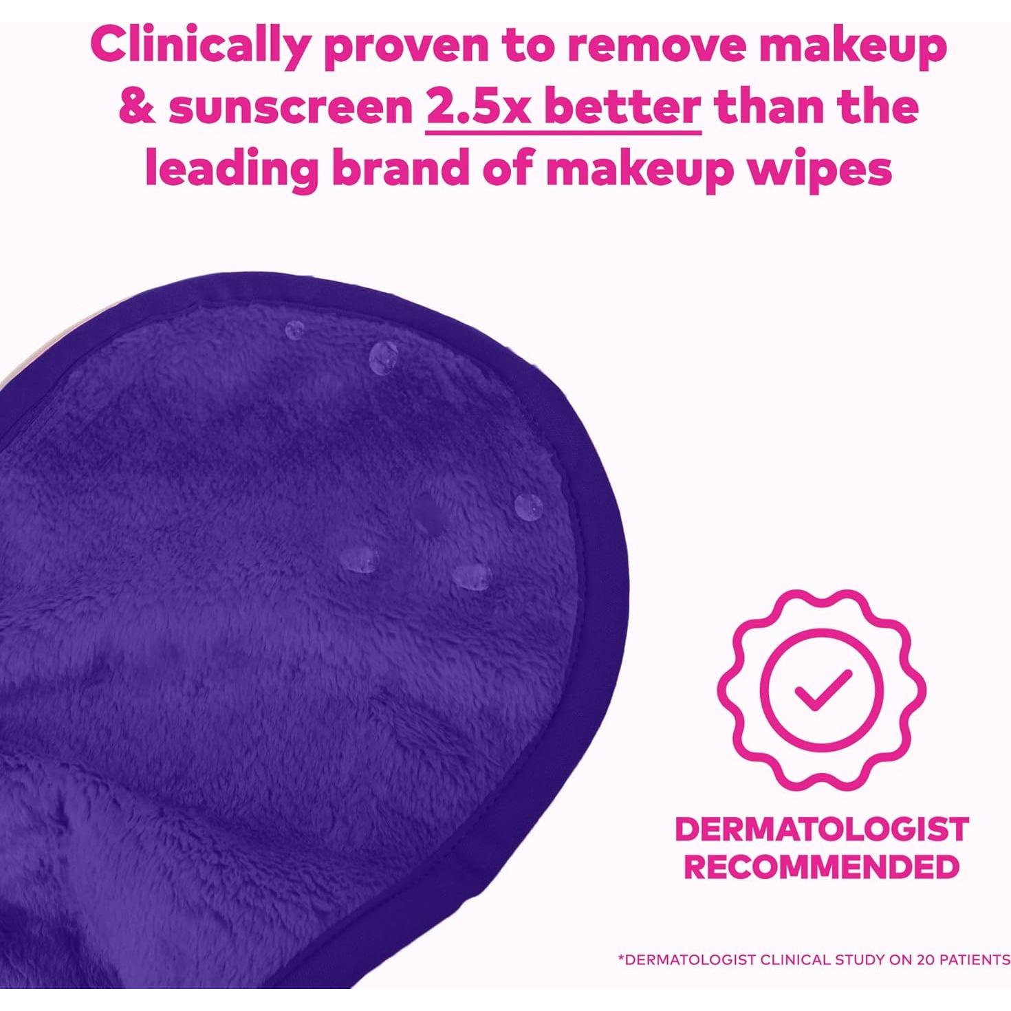 MakeUp Eraser PRO Púrpura Reina - Elimina Maquillaje con Agua