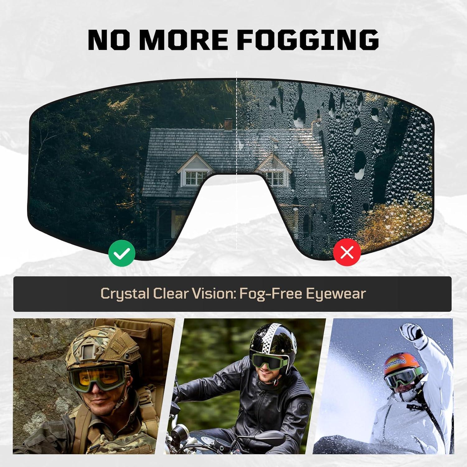 Gafas de Airsoft 1TG Tactical con 3 Lentes Anti Niebla