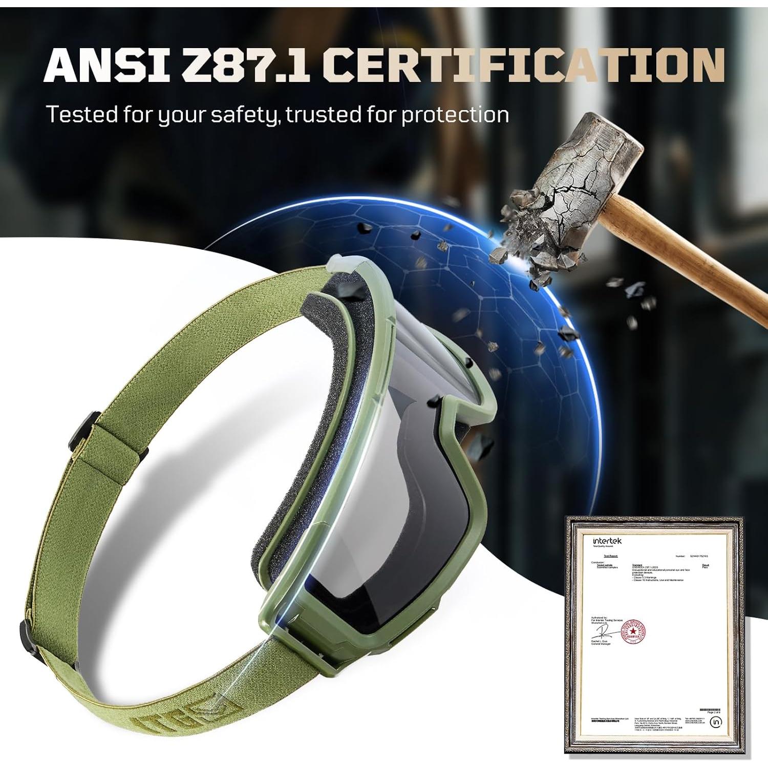 Gafas de Airsoft 1TG Tactical con 3 Lentes Anti Niebla