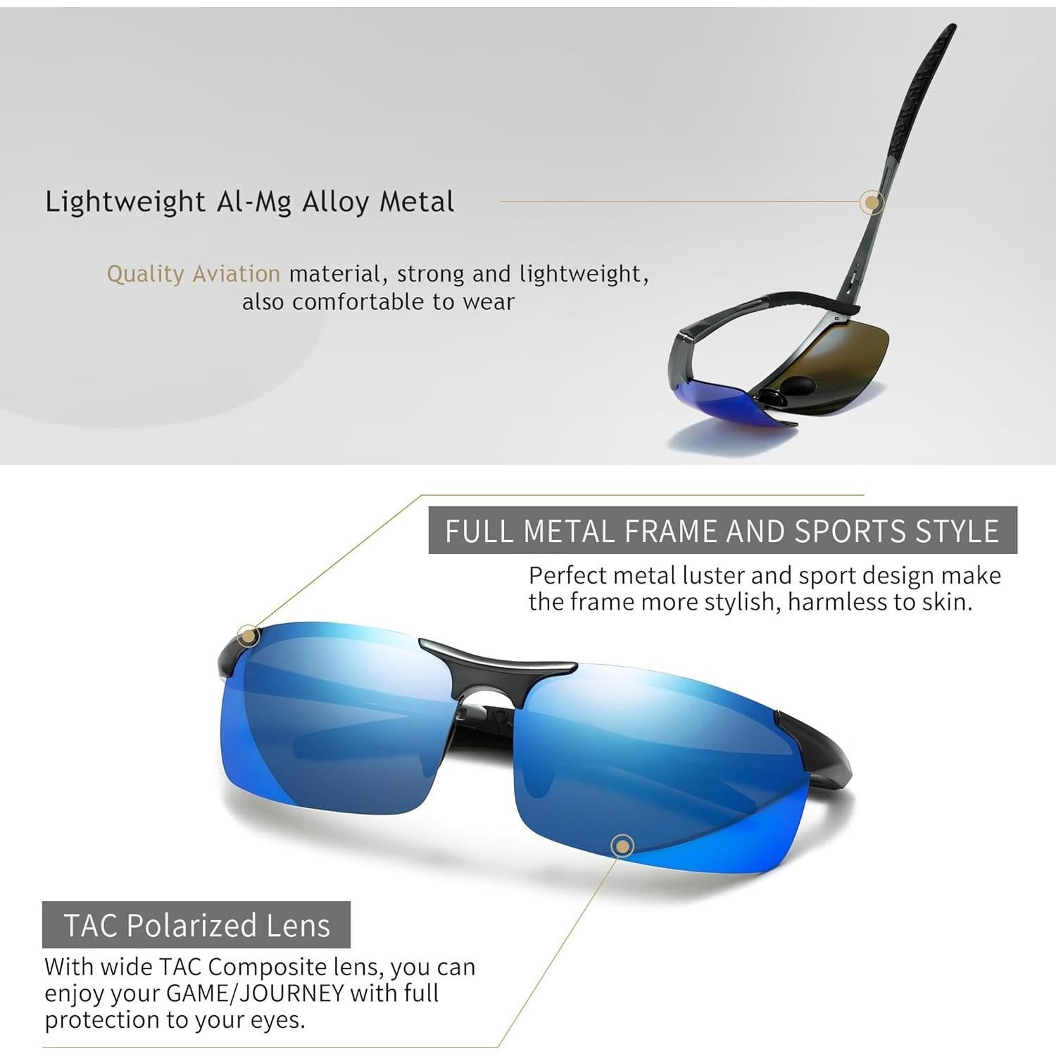 Gafas de sol SUNGAIT modelo 9951051 polarizadas UV400