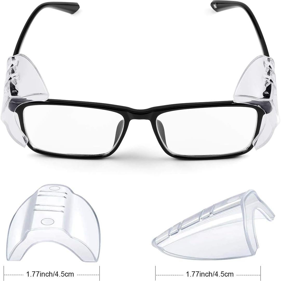 Gafas de Seguridad MELASA con Protectores Laterales 4 Pzas