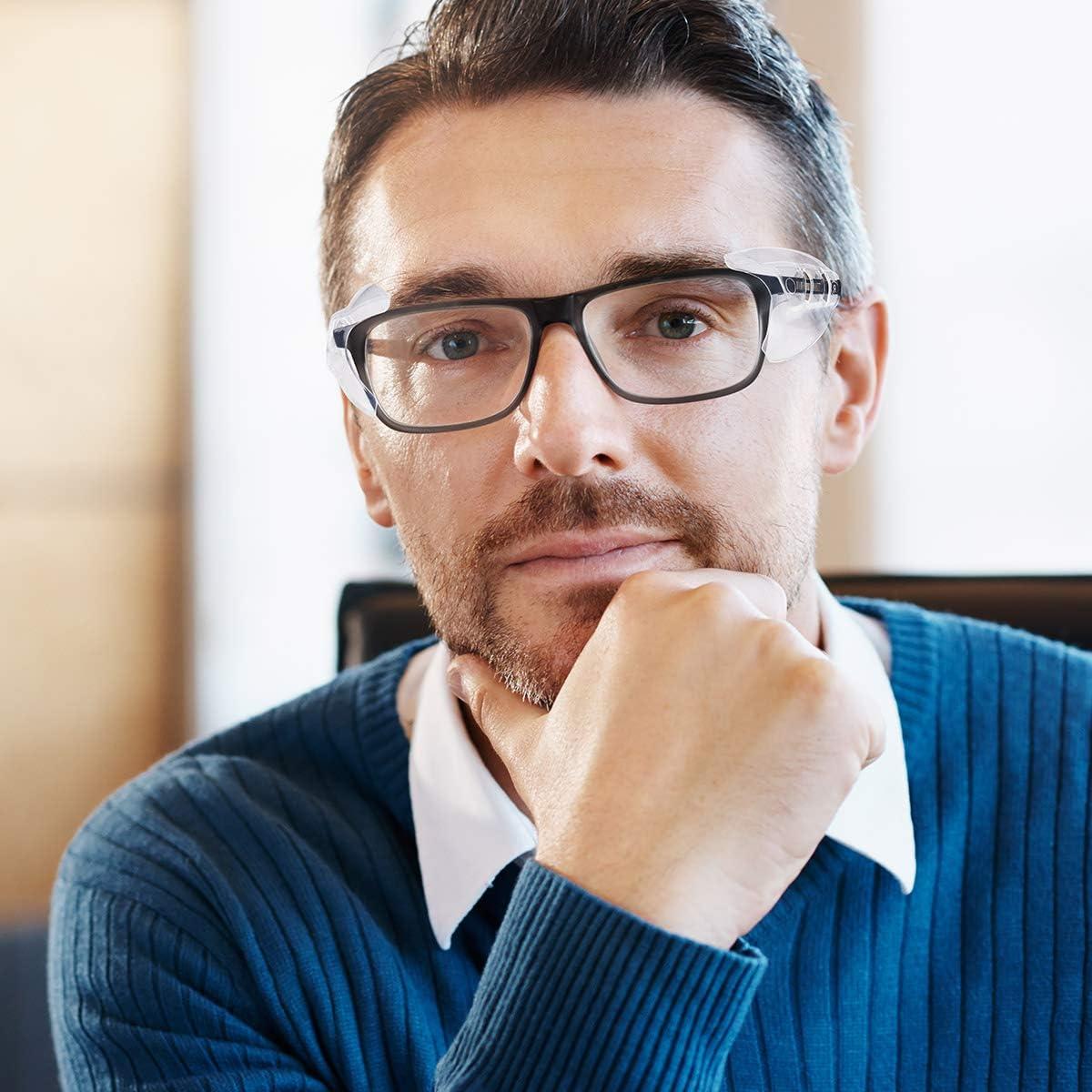 Gafas de Seguridad MELASA con Protectores Laterales 4 Pzas