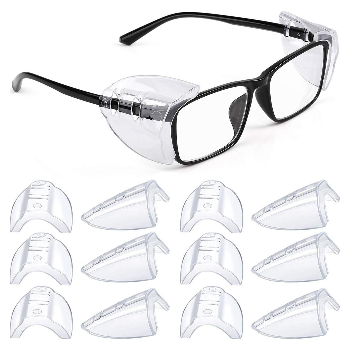 Gafas de Seguridad MELASA con Protectores Laterales 6 Pzas