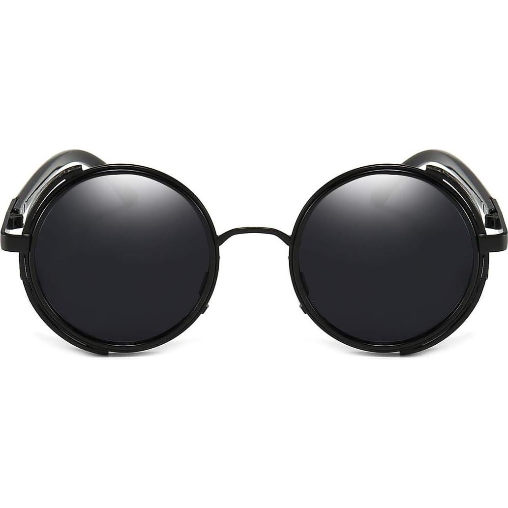 Gafas de Sol Steampunk Dollger Redondas UV400 Metal