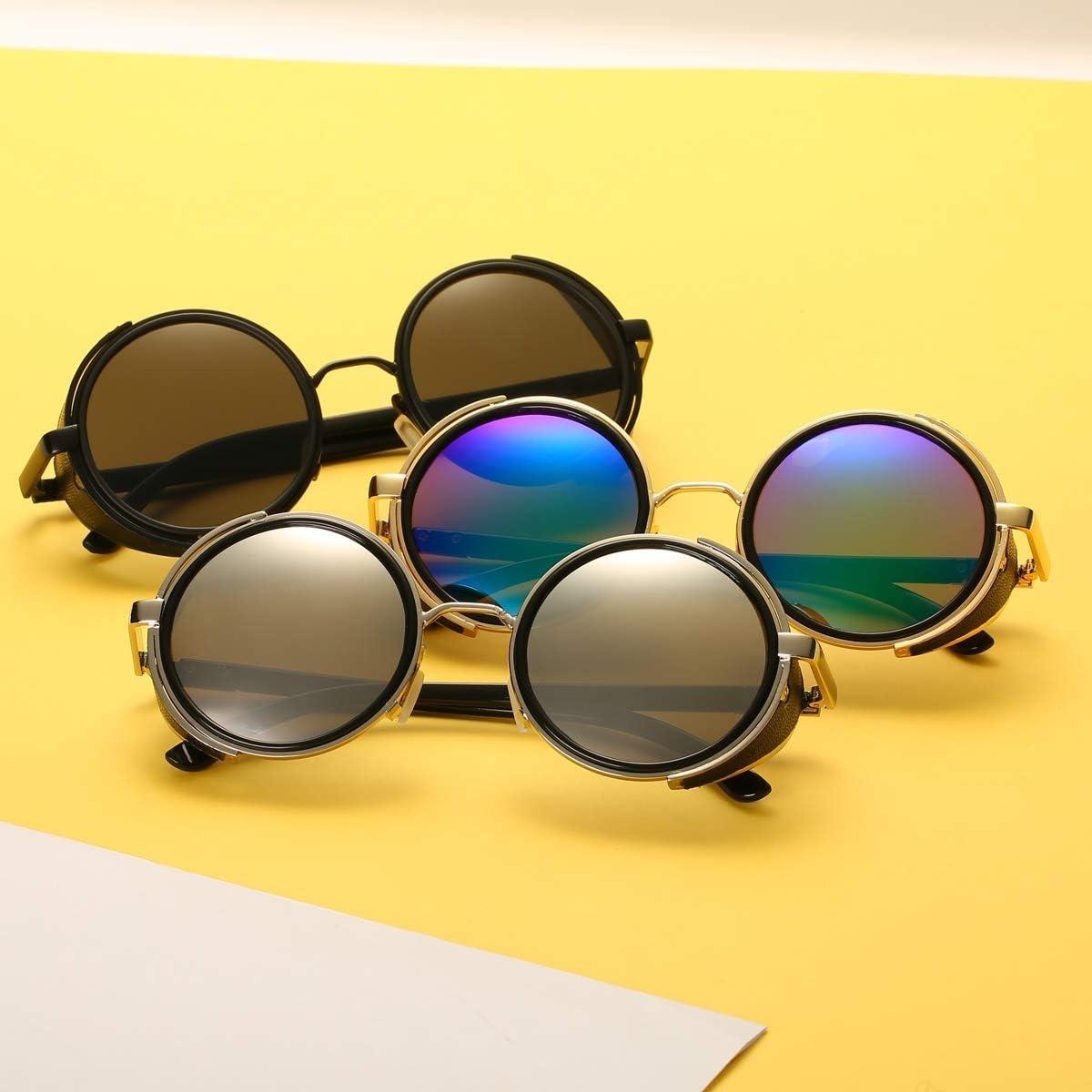 Gafas de Sol Steampunk Dollger Redondas UV400 Metal