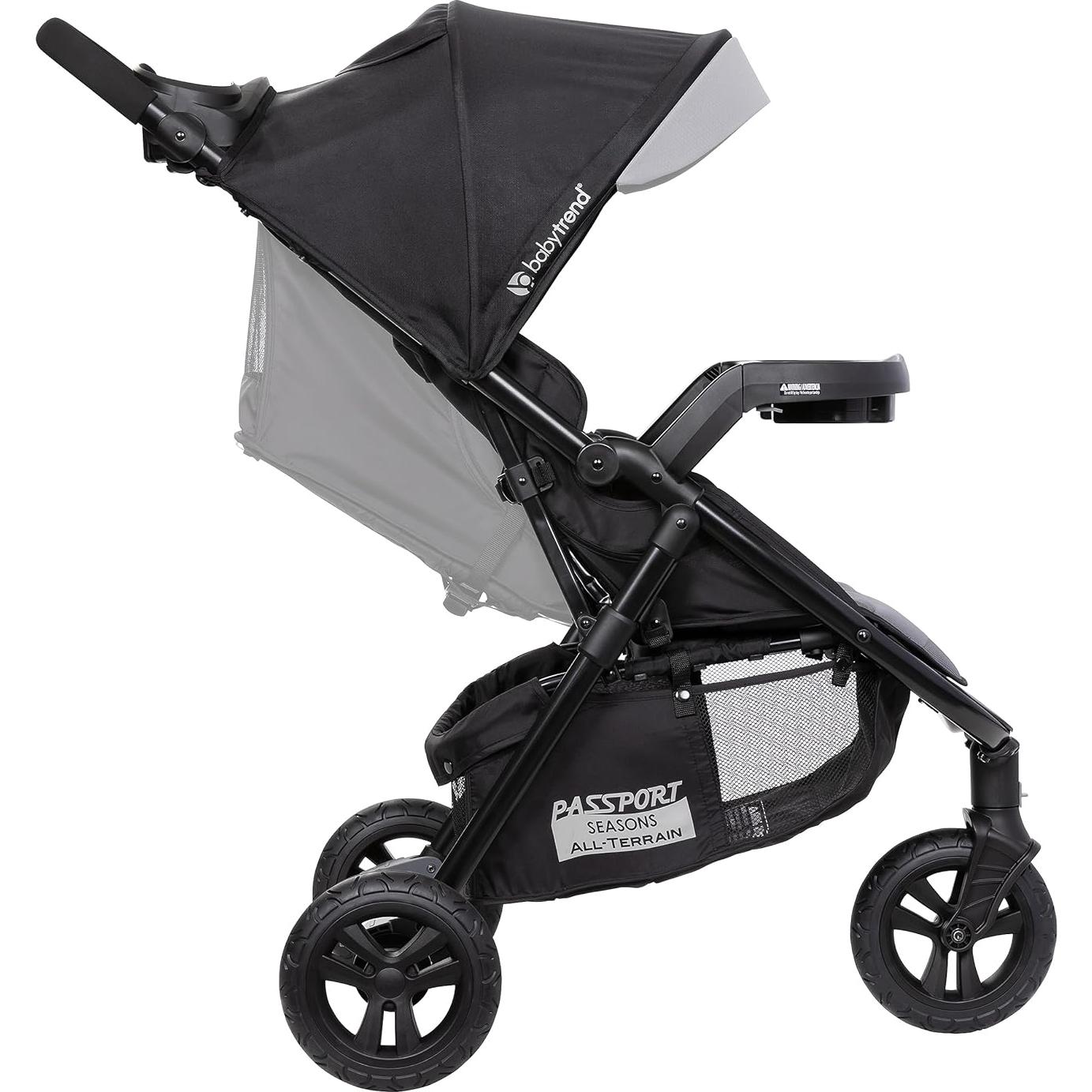 Carrito de Viaje Baby Trend Passport Gris Dash con Asiento