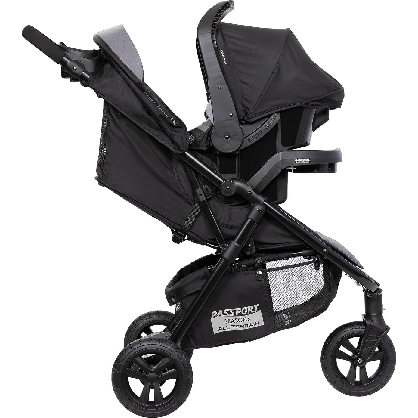 Carrito de Viaje Baby Trend Passport Gris Dash con Asiento