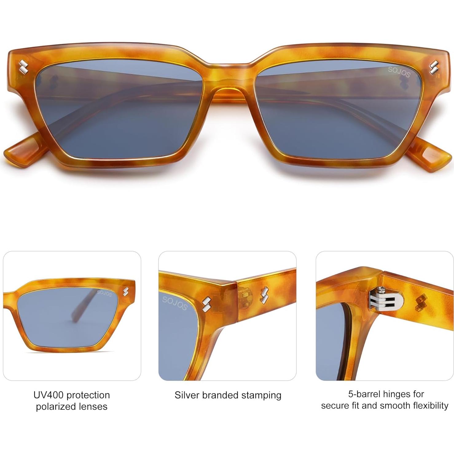 Gafas de Sol Polarizadas SojoS SJ2381 Ojo de Gato Retro