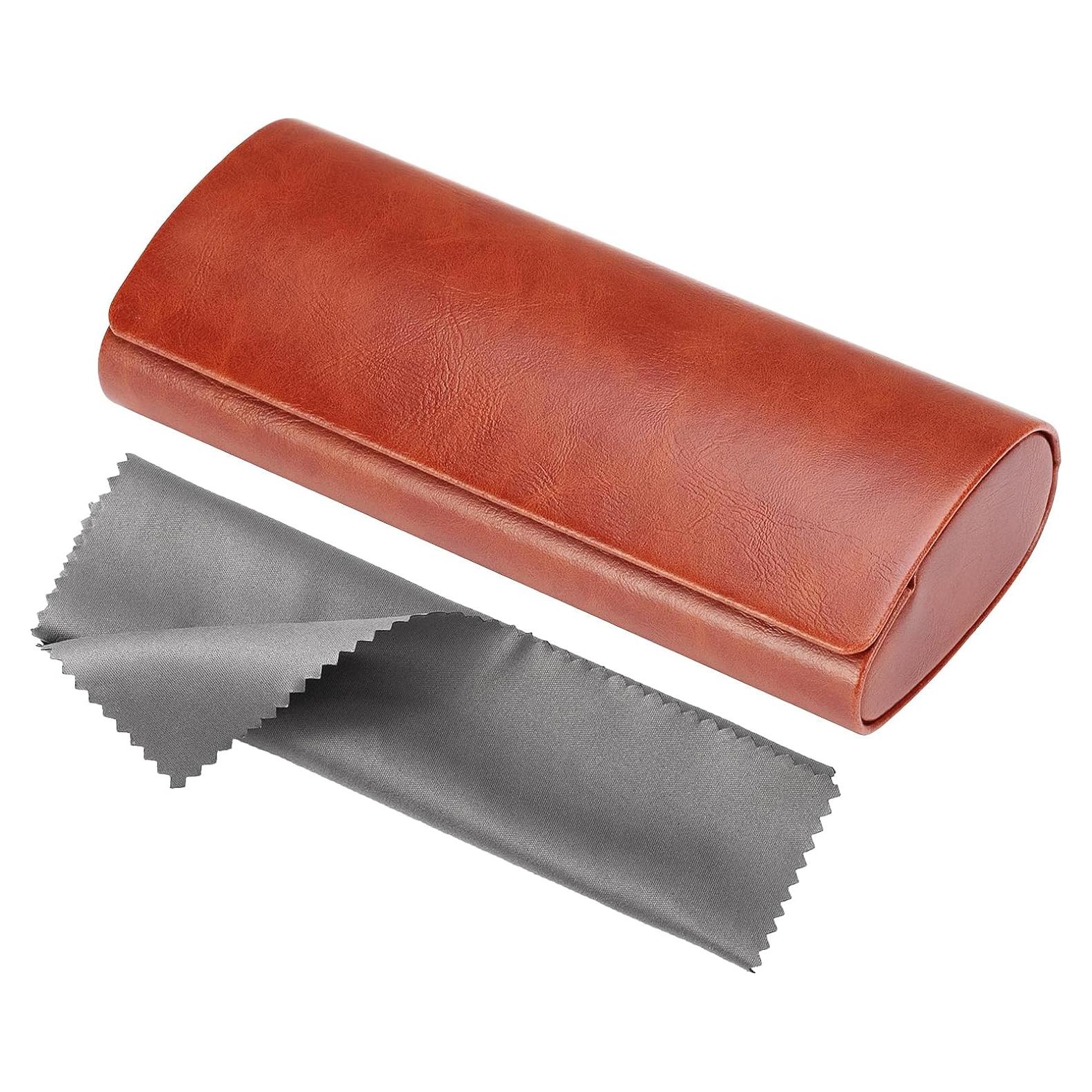 Estuche de Gafas Vemiss Marrón y Rojo, Ligero y Práctico