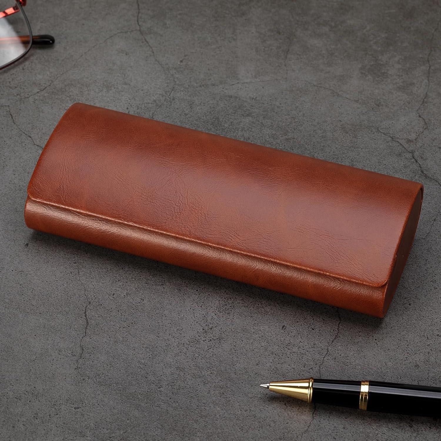 Estuche de Gafas Vemiss Marrón y Rojo, Ligero y Práctico
