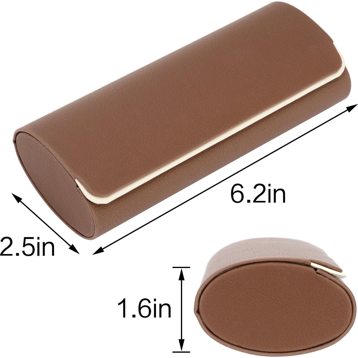 Estuche de Gafas Vemiss Retro de Cuero para Hombres y Mujeres