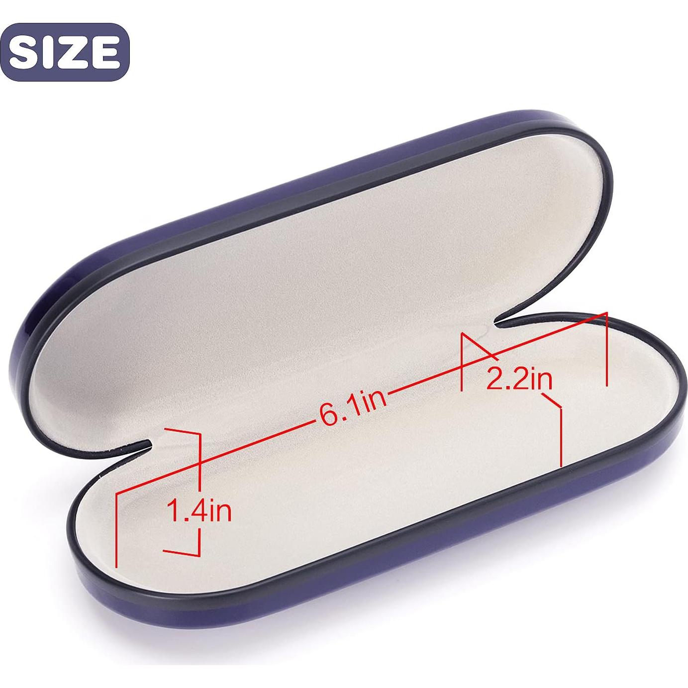 Estuche de Gafas Vemiss Azul Púrpura Ligero y Protector