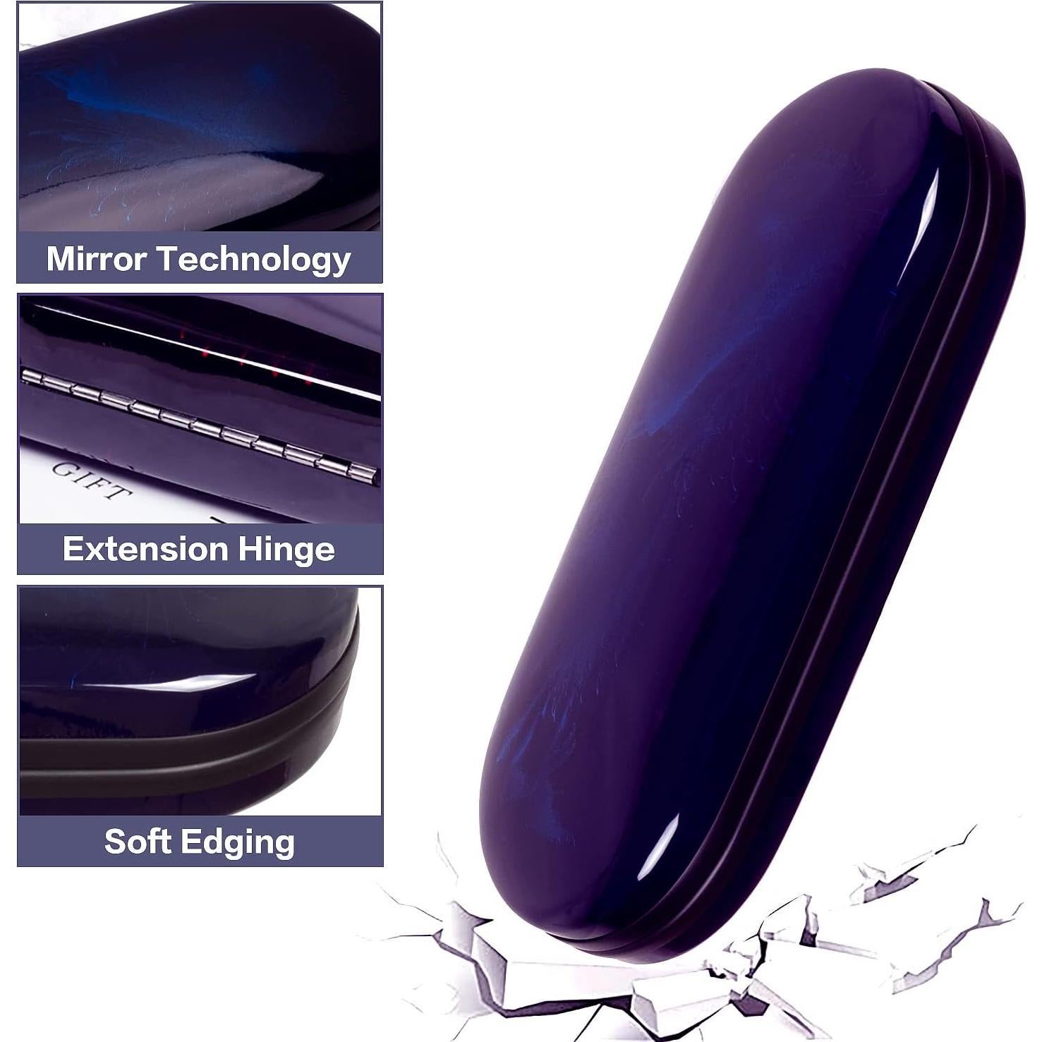 Estuche de Gafas Vemiss Azul Púrpura Ligero y Protector