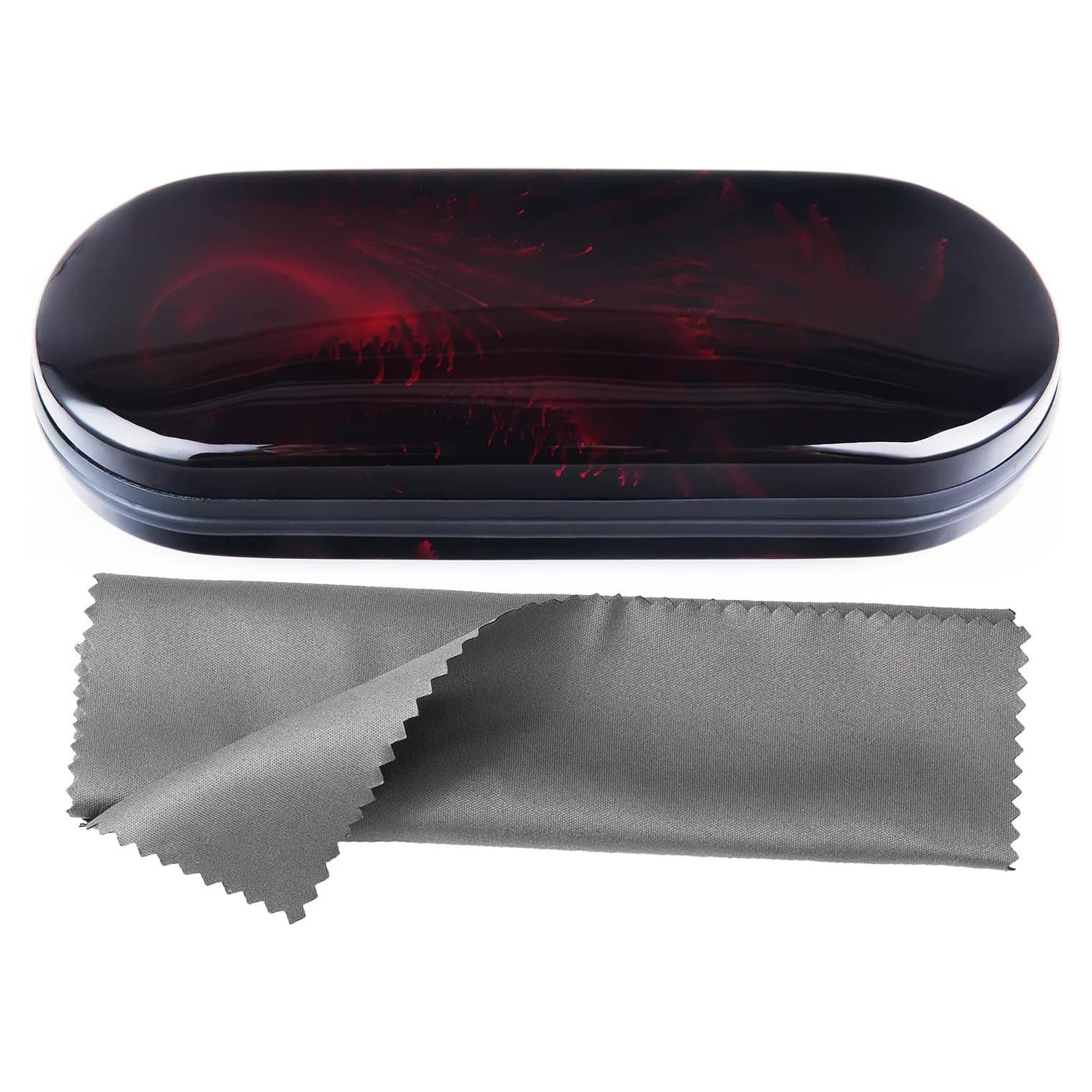 Estuche de Gafas Vemiss Rojo Ligero y Protector 16,18x6,03cm