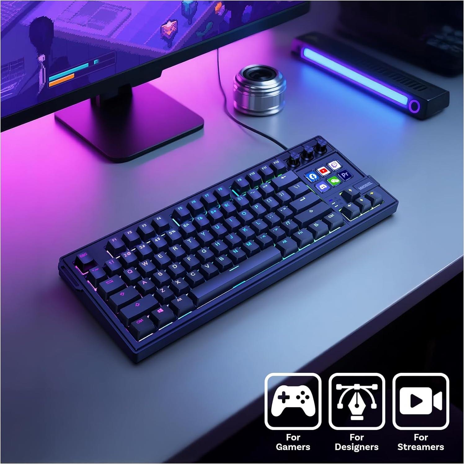 Teclado Mecánico MMOBIEL para Stream Deck RGB 6 Teclas Macro