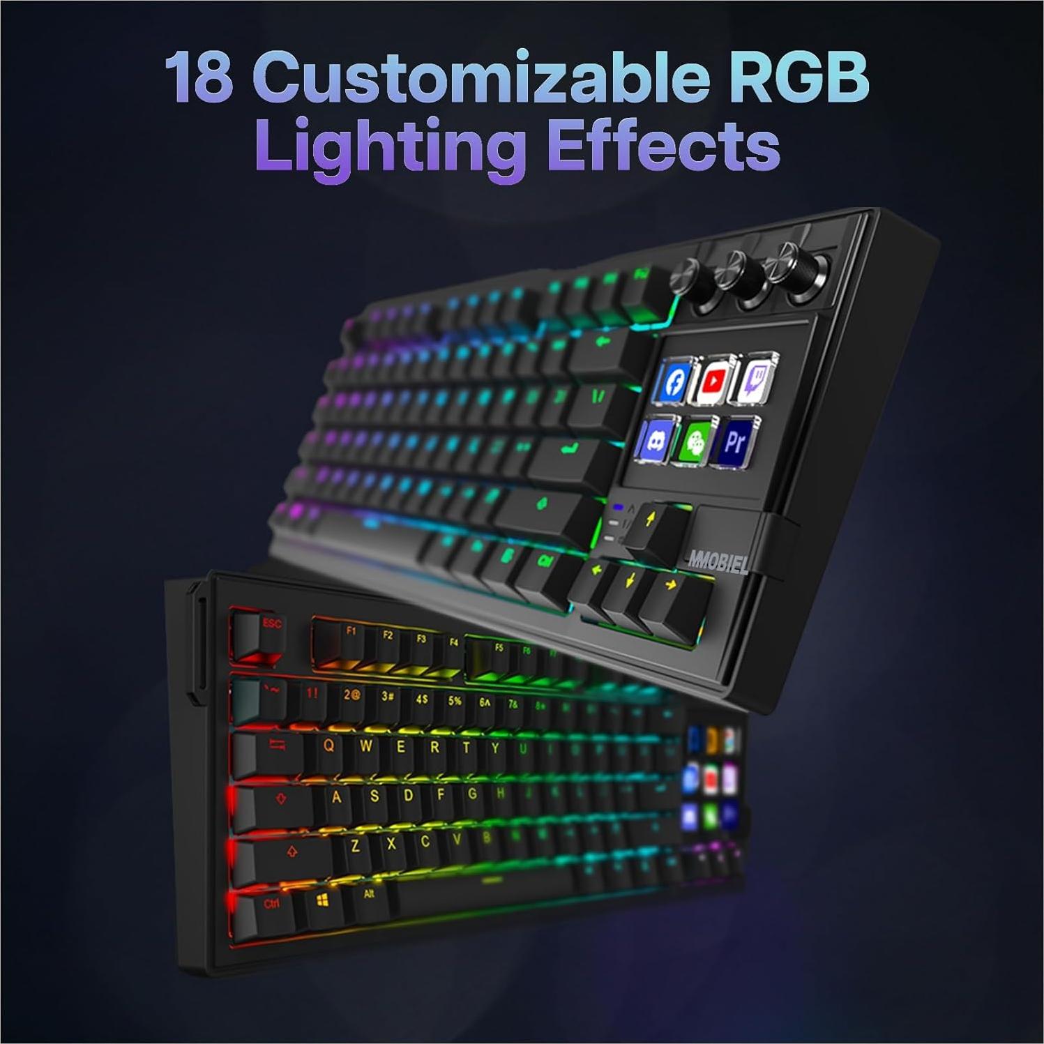 Teclado Mecánico MMOBIEL para Stream Deck RGB 6 Teclas Macro