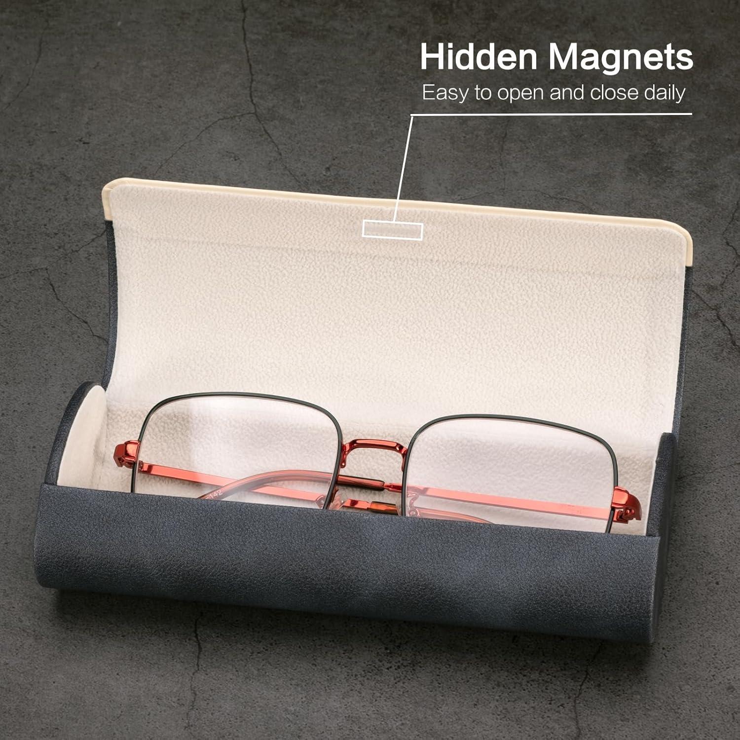 Estuche de Gafas Vemiss Gris Portátil y Ligero 15.75 cm