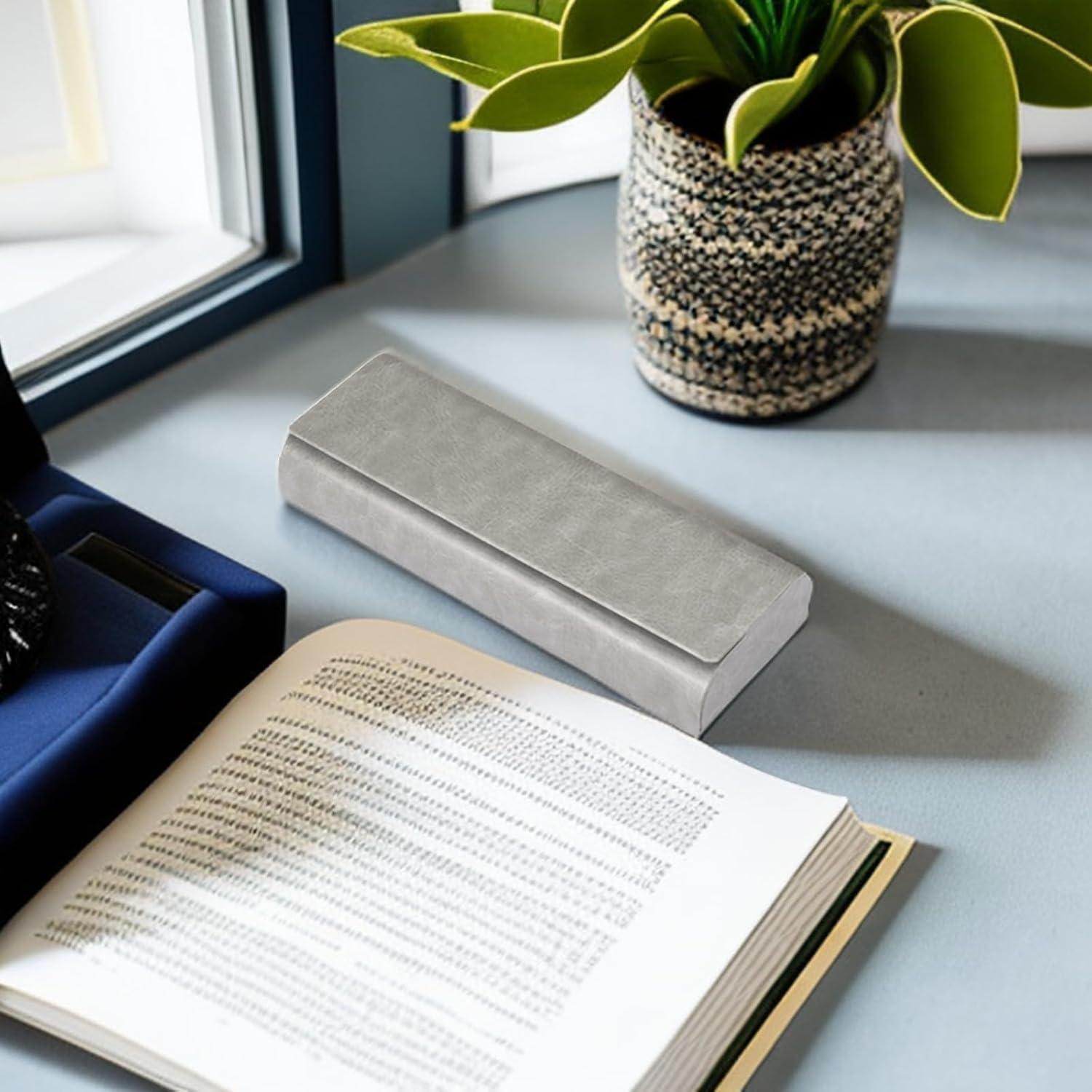 Estuche de Gafas Vemiss Gris Portátil y Ligero 15.6 cm