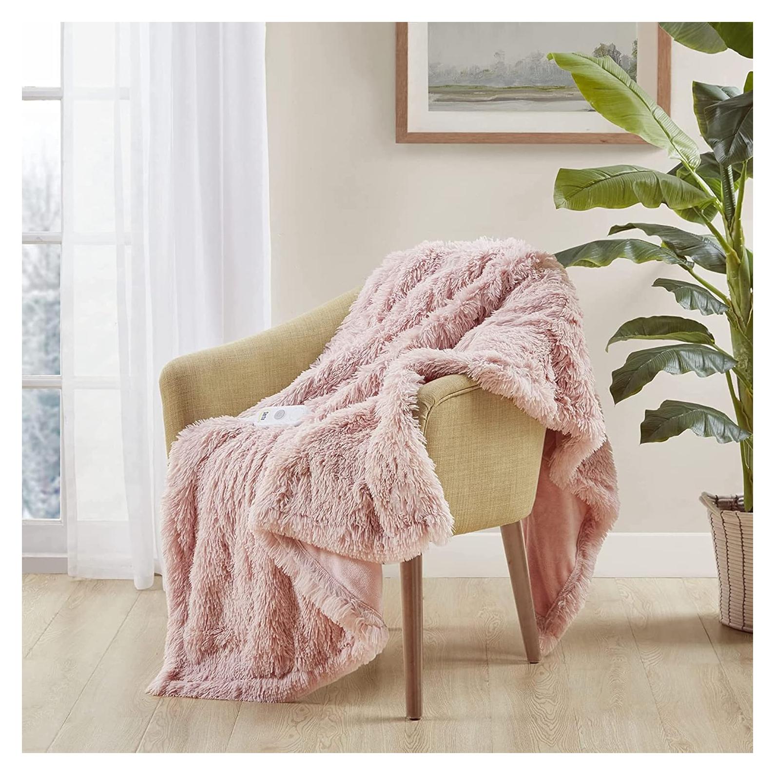 Manta Térmica Serta Shaggy 50x60 cm Suave y Lavable