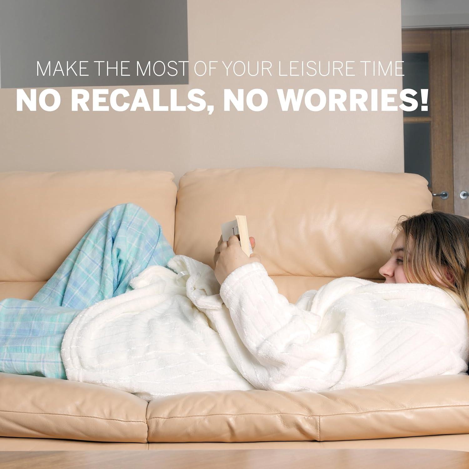 Manta Térmica Serta Shaggy 50x60 cm Suave y Lavable