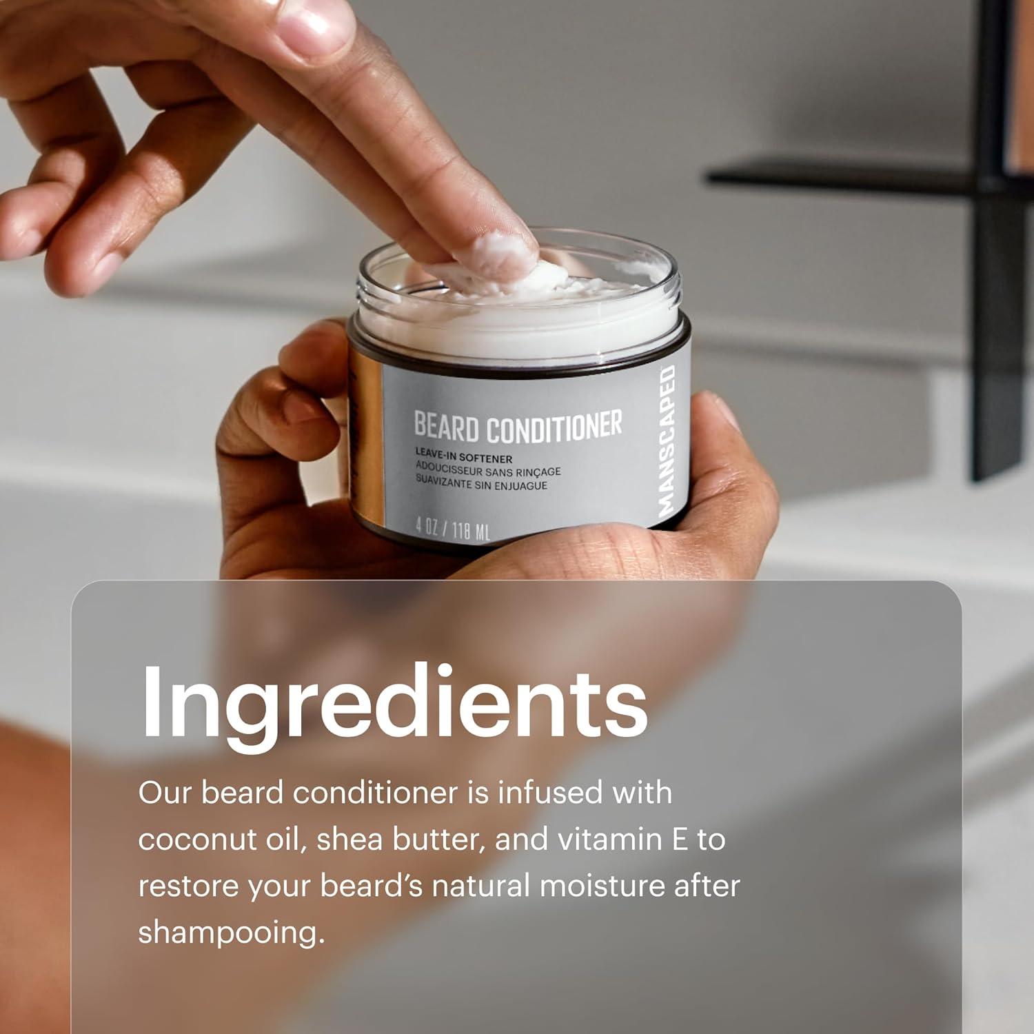 Acondicionador para Barba MANSCAPED 2x113g Suavizante Eucalipto