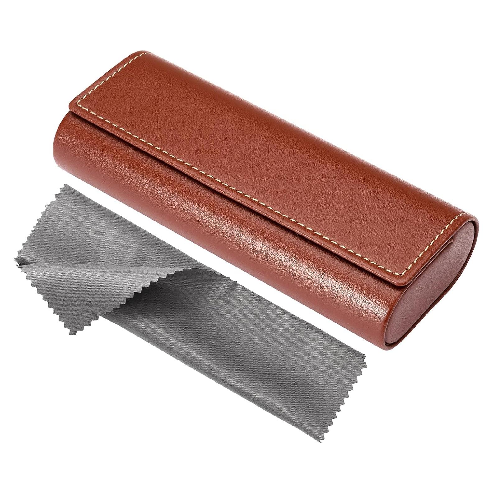 Estuche de Gafas Vemiss Retro de Cuero para Hombres y Mujeres