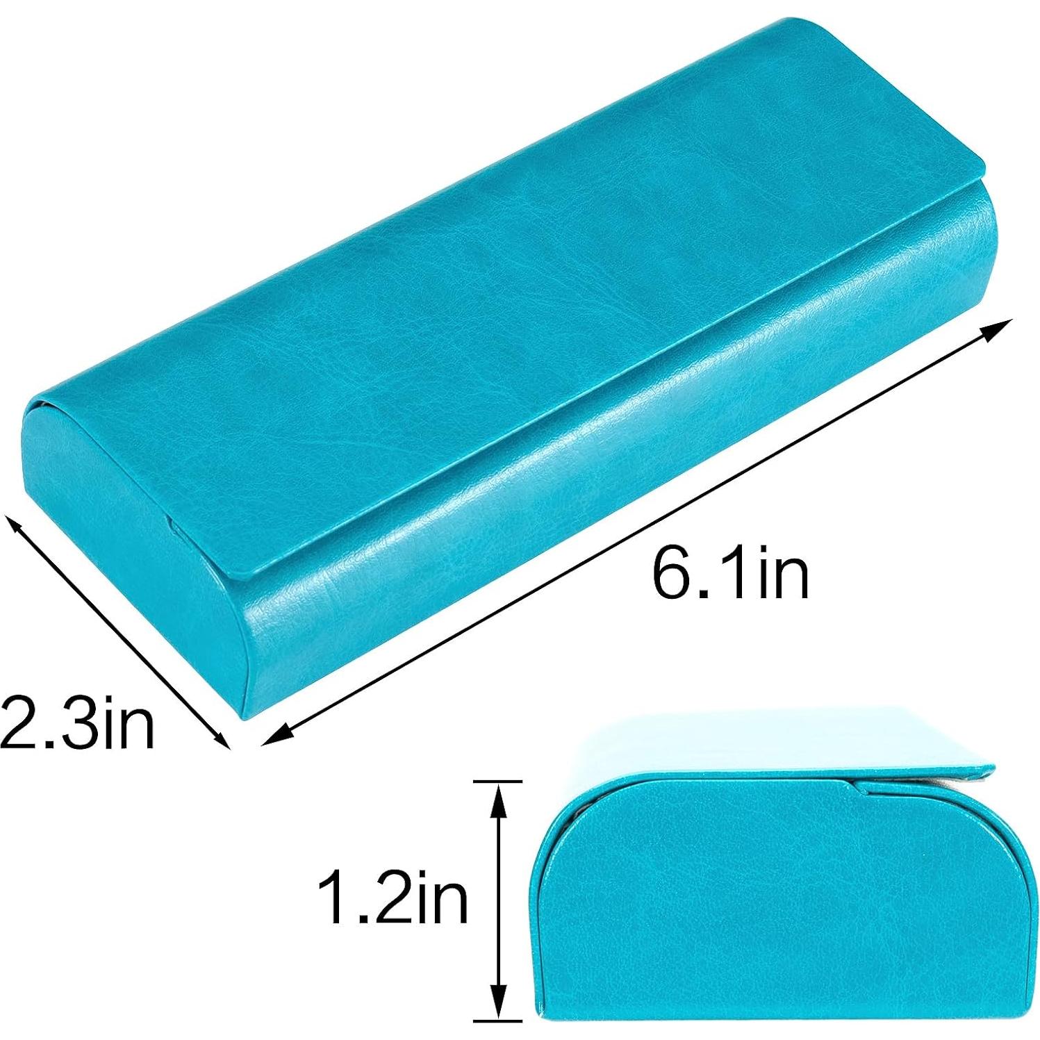 Estuche de Gafas Vemiss Azul Portátil y Ligero 15.6x6x3cm