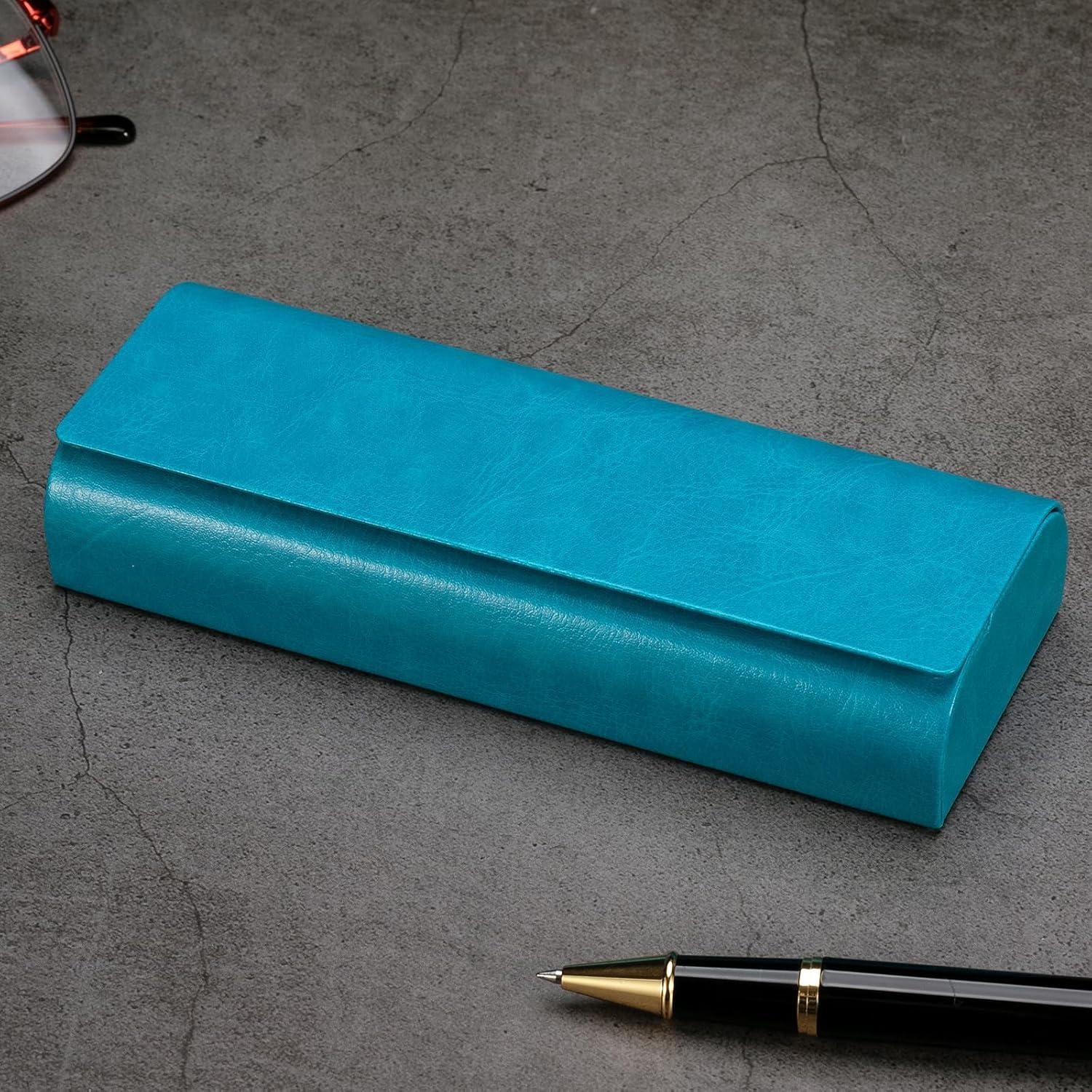 Estuche de Gafas Vemiss Azul Portátil y Ligero 15.6x6x3cm